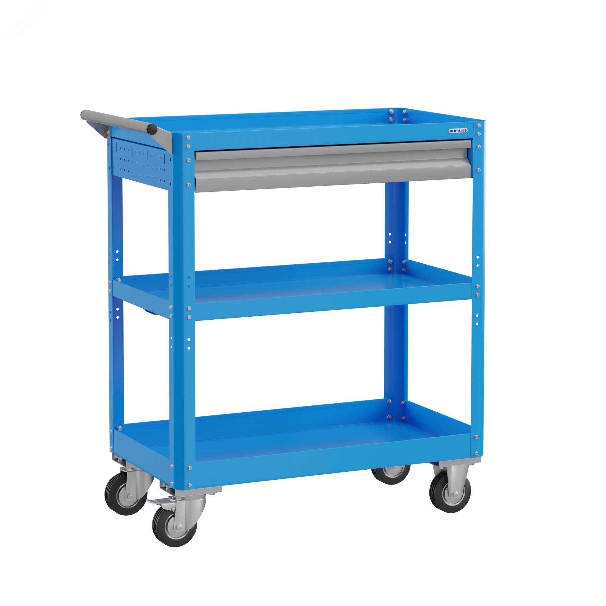 Изображение товара Тележка инструментальная PLC 9508.1 с выдвижным ящиком и ковриками