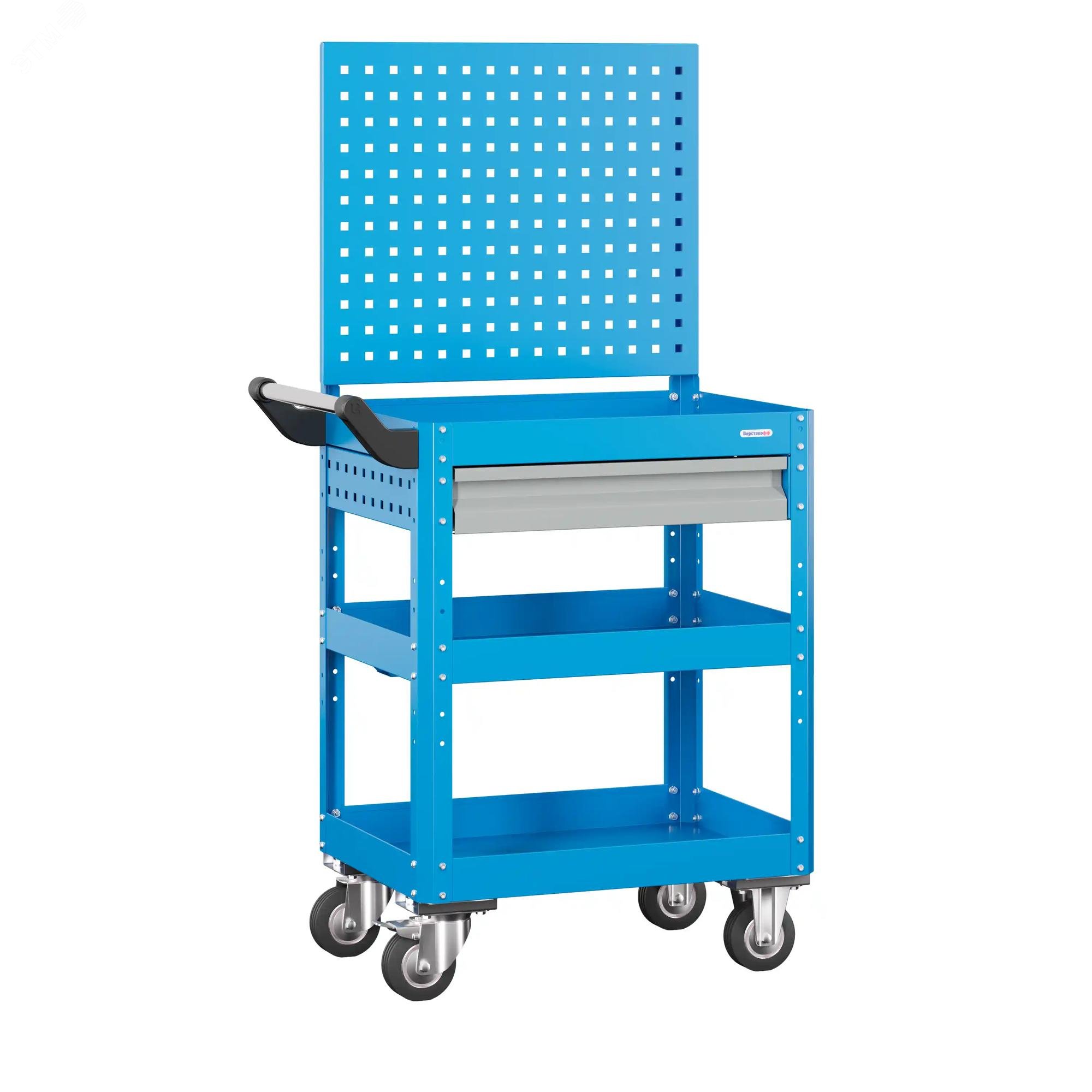 Изображение товара Тележка инструментальная PLC 8006.1-1 с выдвижным ящиком и полками