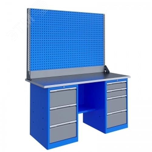 Изображение товара Верстак слесарный TNC 161.34.1-2 для работы с инструментами