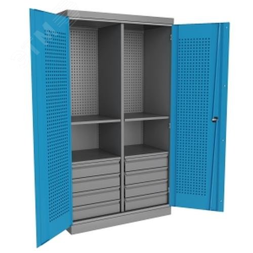 Изображение товара Металлический инструментальный шкаф TNC 182.8B.4S Верстакофф Россия