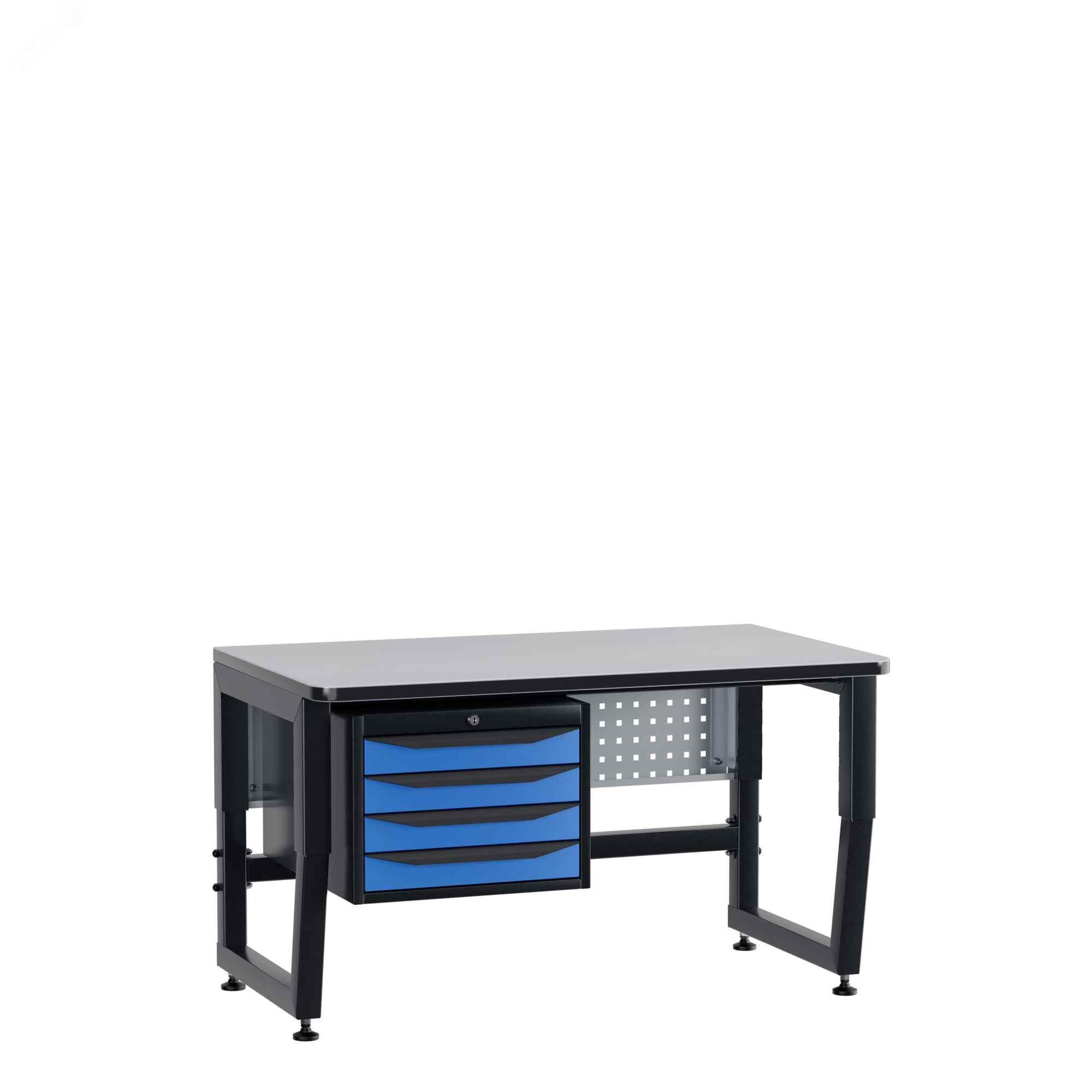 Изображение товара Антистатический стол SPC A12.4 с регулируемой высотой и высокой нагрузкой 1200x714 мм