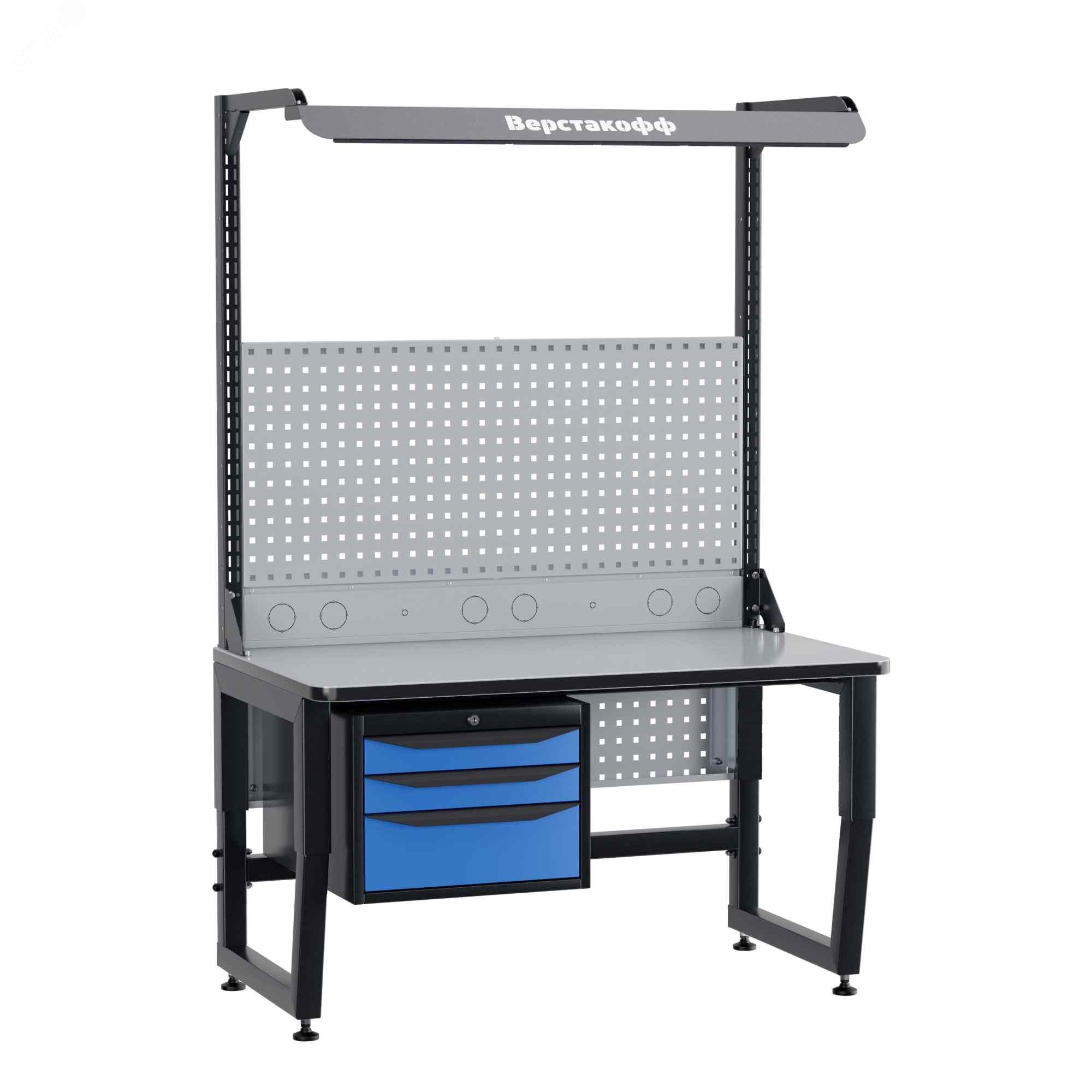 Изображение товара Стол антистатический SPC A12.3-1FR 1200х714мм регулируемая высота Россия