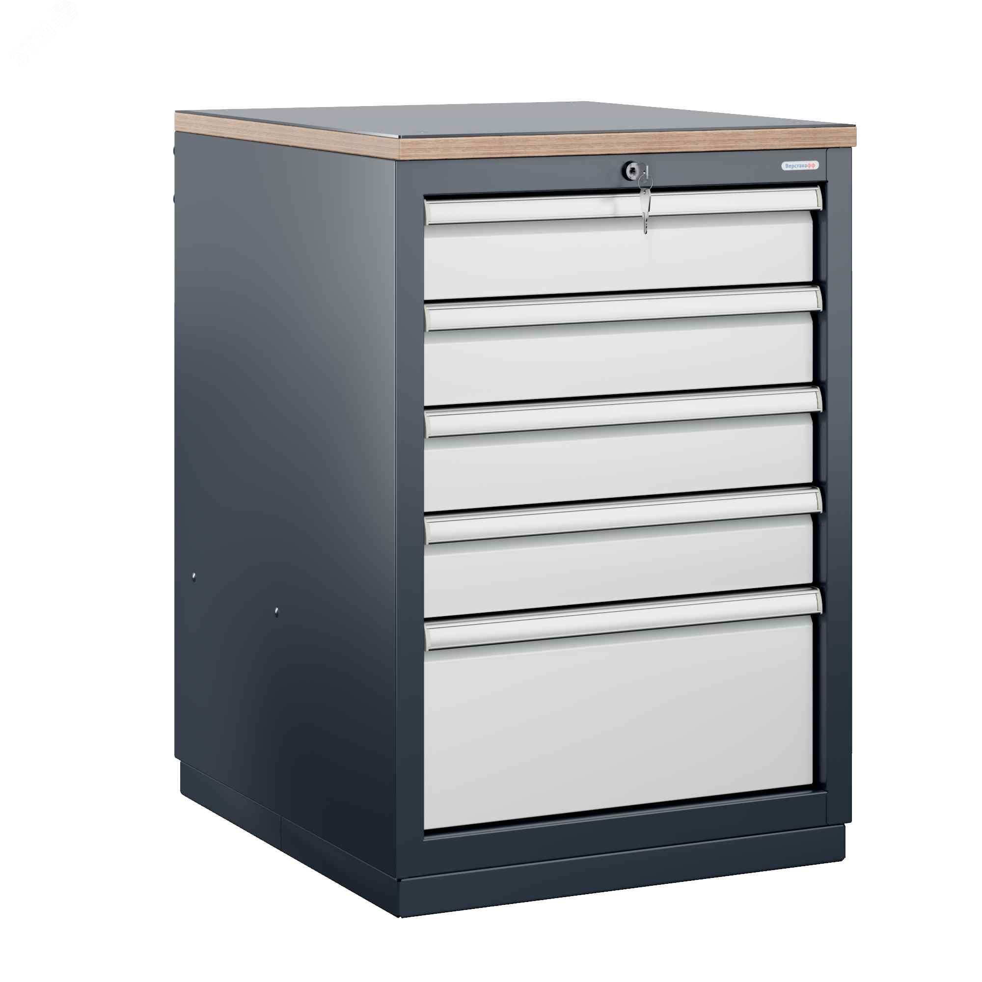 Изображение товара Иструментальная тумба серии Fabrik FBK G5.3 из стали с системой антиопрокидывания