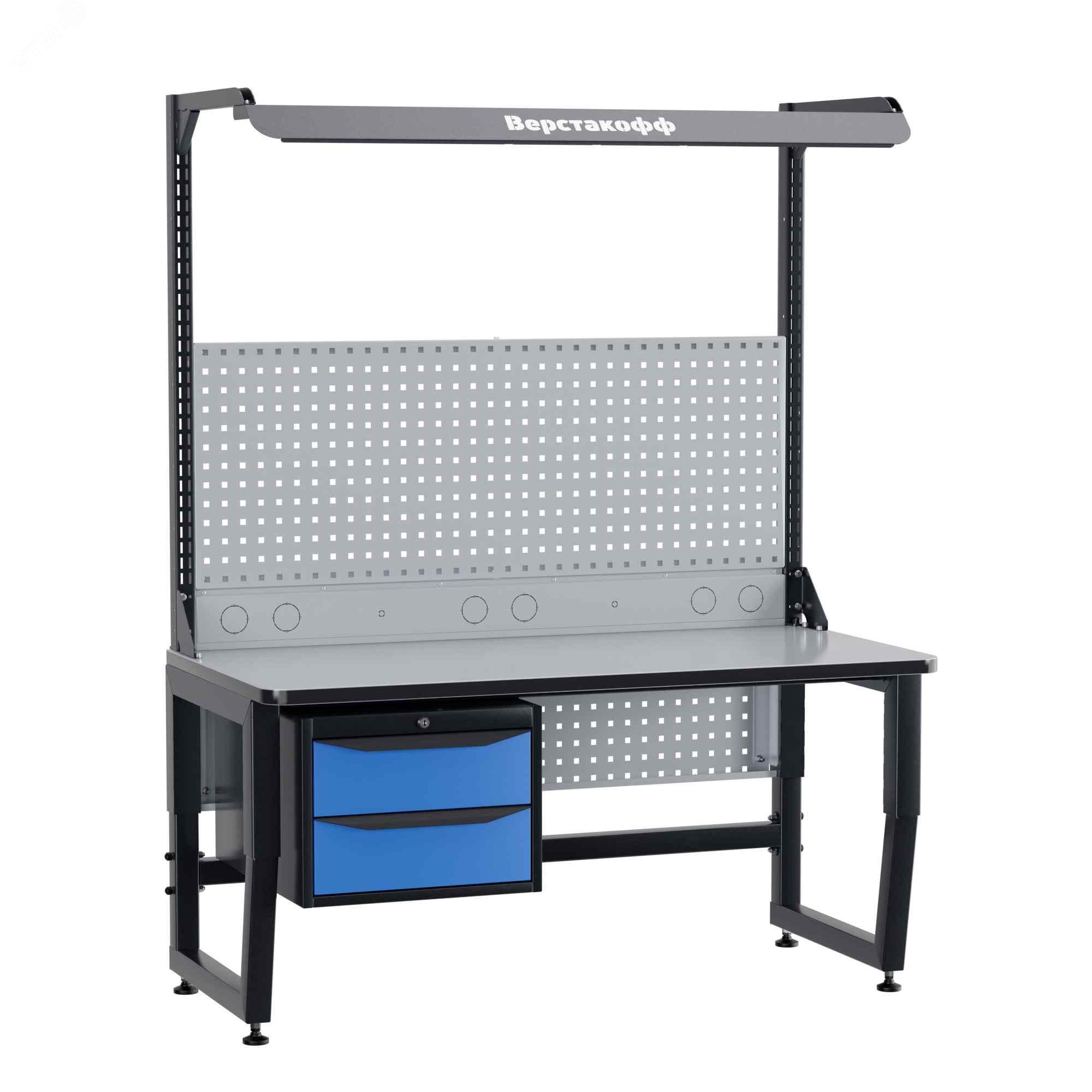 Изображение товара Стол антистатический SPC A14.2-1FR с рабочей поверхностью 1400х714 мм