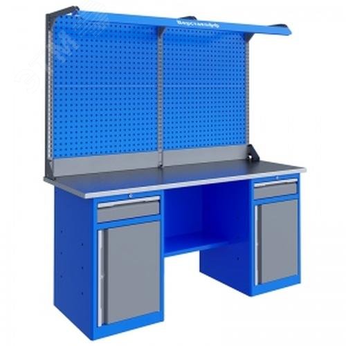 Изображение товара Верстак слесарный TNC 181.88.2-2F - надежный рабочий инструмент