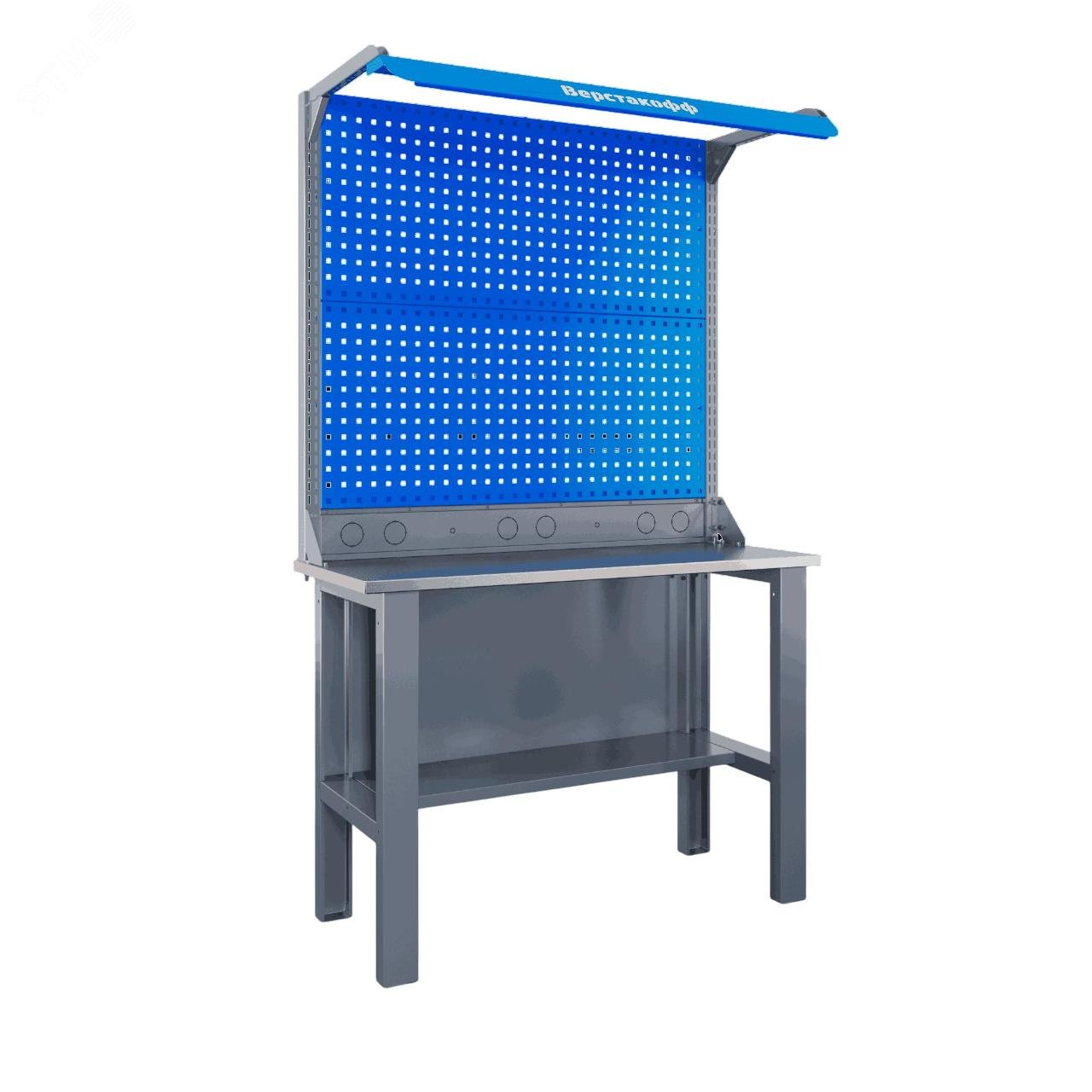 Изображение товара Стол слесарный SLF 121.11.3-2FR 1196x496 мм металл МДФ нагрузка 300 кг