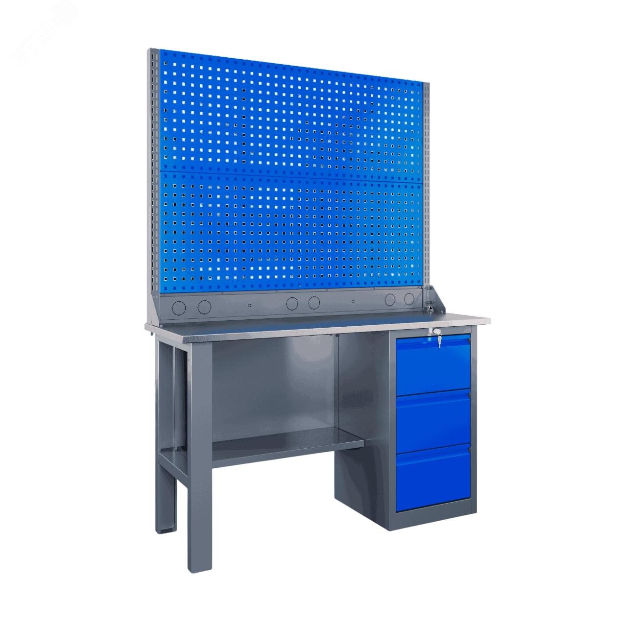 Изображение товара Компактный верстак SLF 141.13.2-2R для мастерских и гаражей