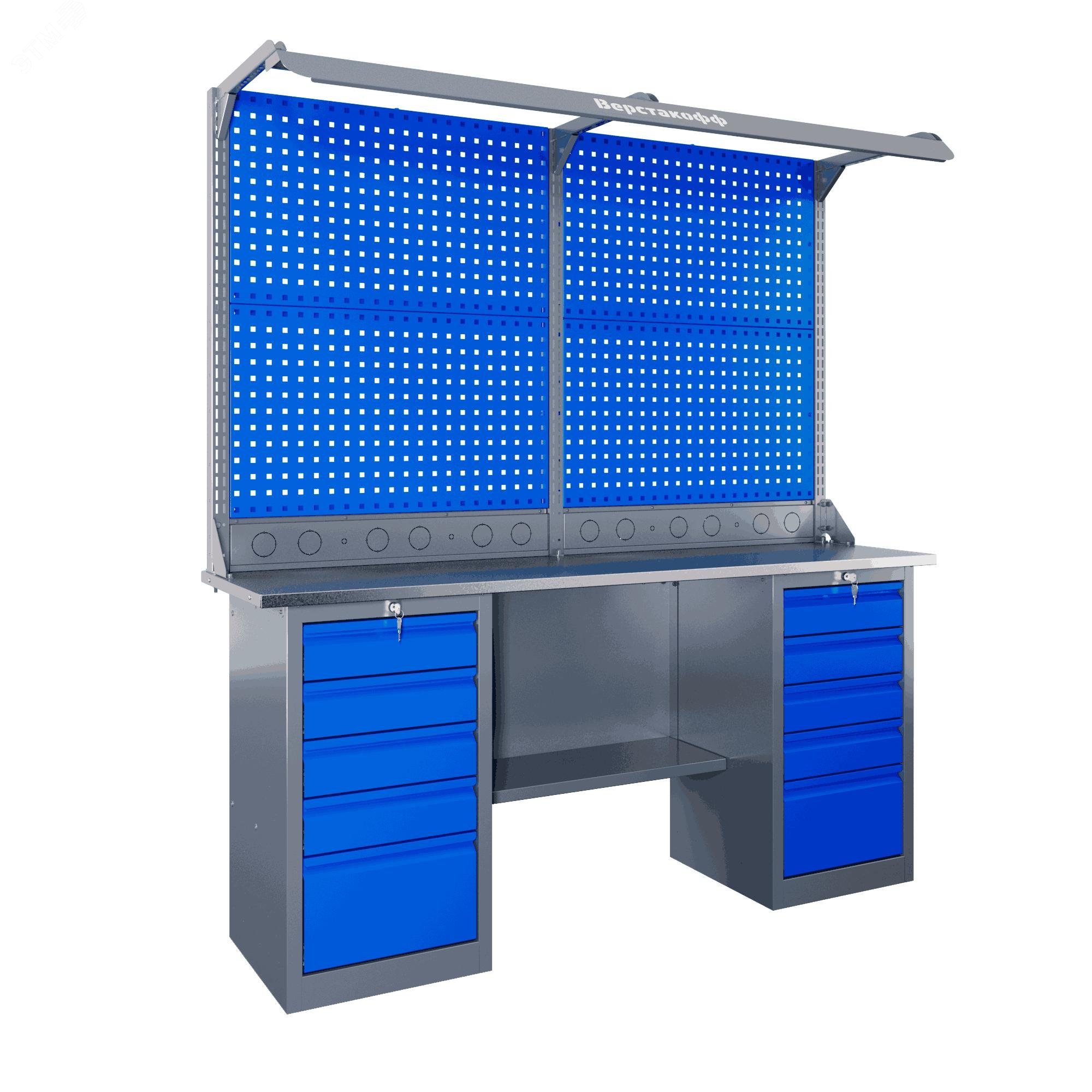 Изображение товара Верстак слесарный SLF 181.55.2-2FR Россия Верстакофф