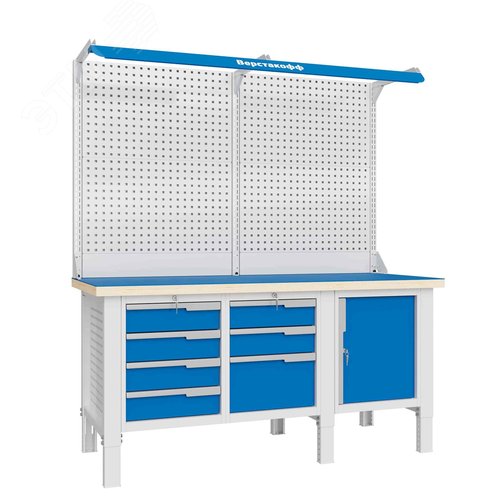 Изображение товара Верстак слесарный CTR 1832.S347.13-2F (шт)