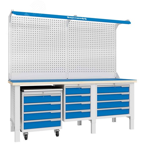 Изображение товара Верстак слесарный CTR 2232.S4L4M4.4-2F (шт)