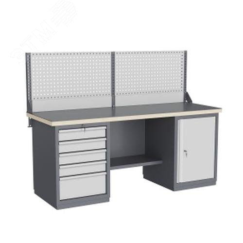 Изображение товара Верстак слесарный FBK 205.57.4-1 1485x1993x743 (шт)