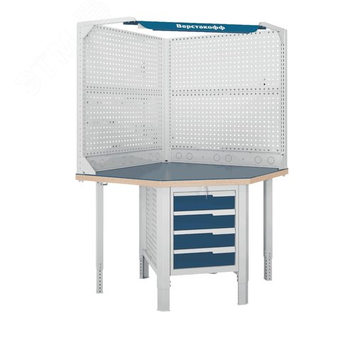 Изображение товара Верстак (угловой) CTR U532.S4.1-2FR (шт)