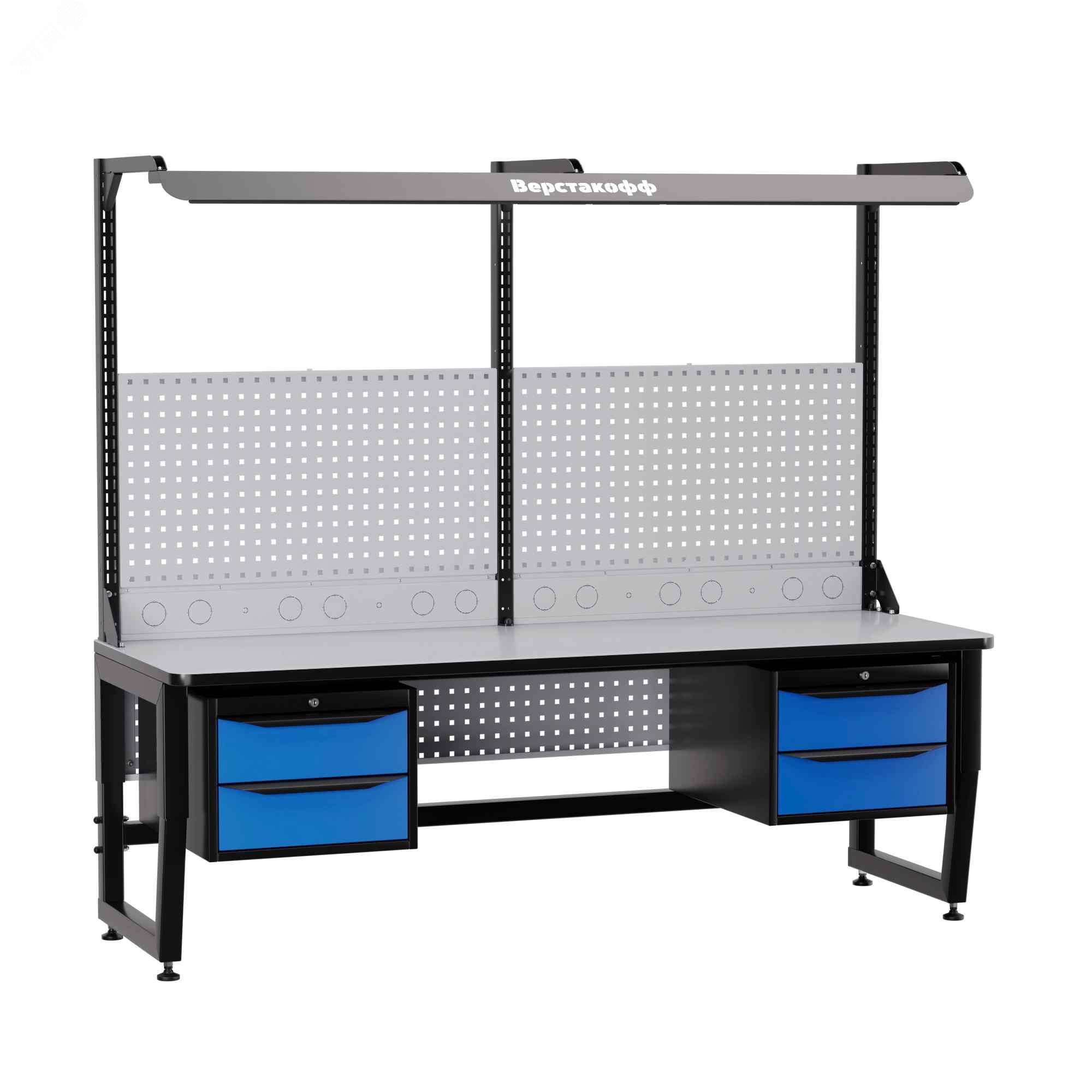 Изображение товара Стол антистатический SPC A20.22-1FR МДФ 2000x714 мм с ESD пластиком по России