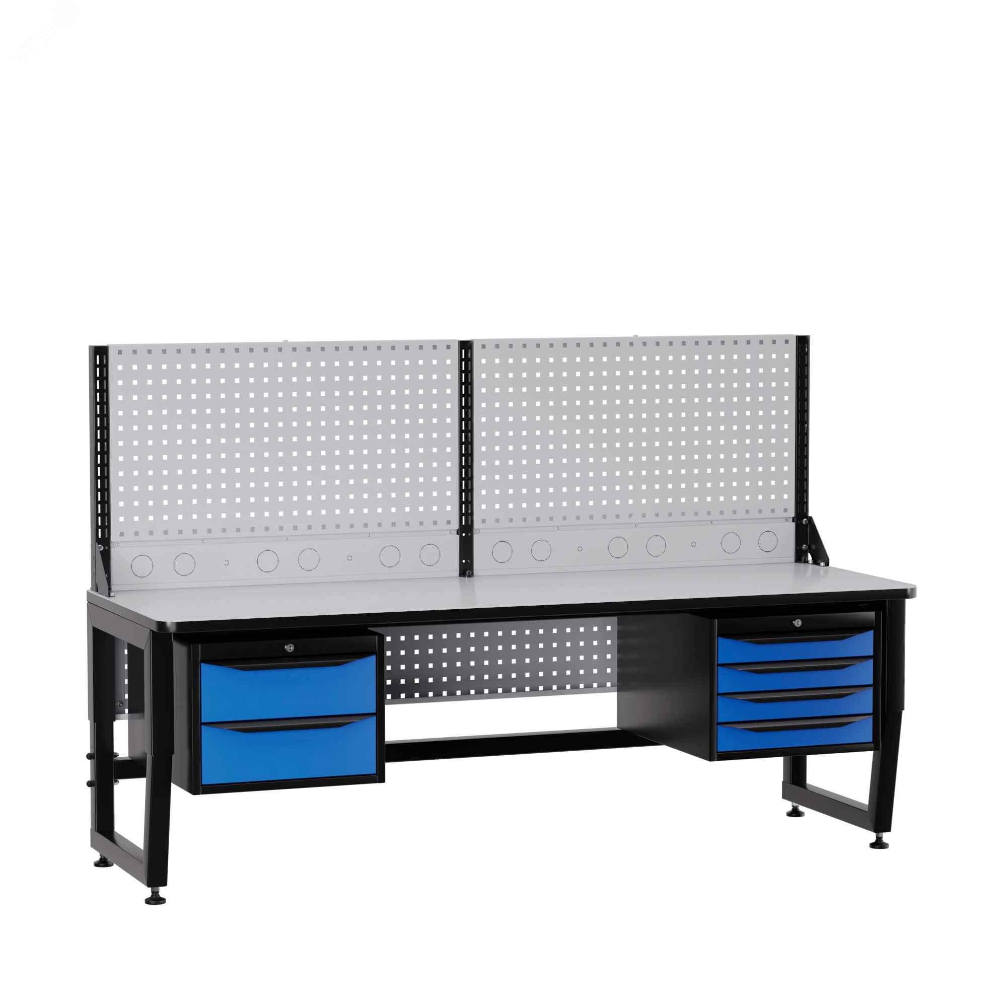 Изображение товара Стол антистатический SPC A20.24-1R с прочной МДФ столешницей 2000x714 мм