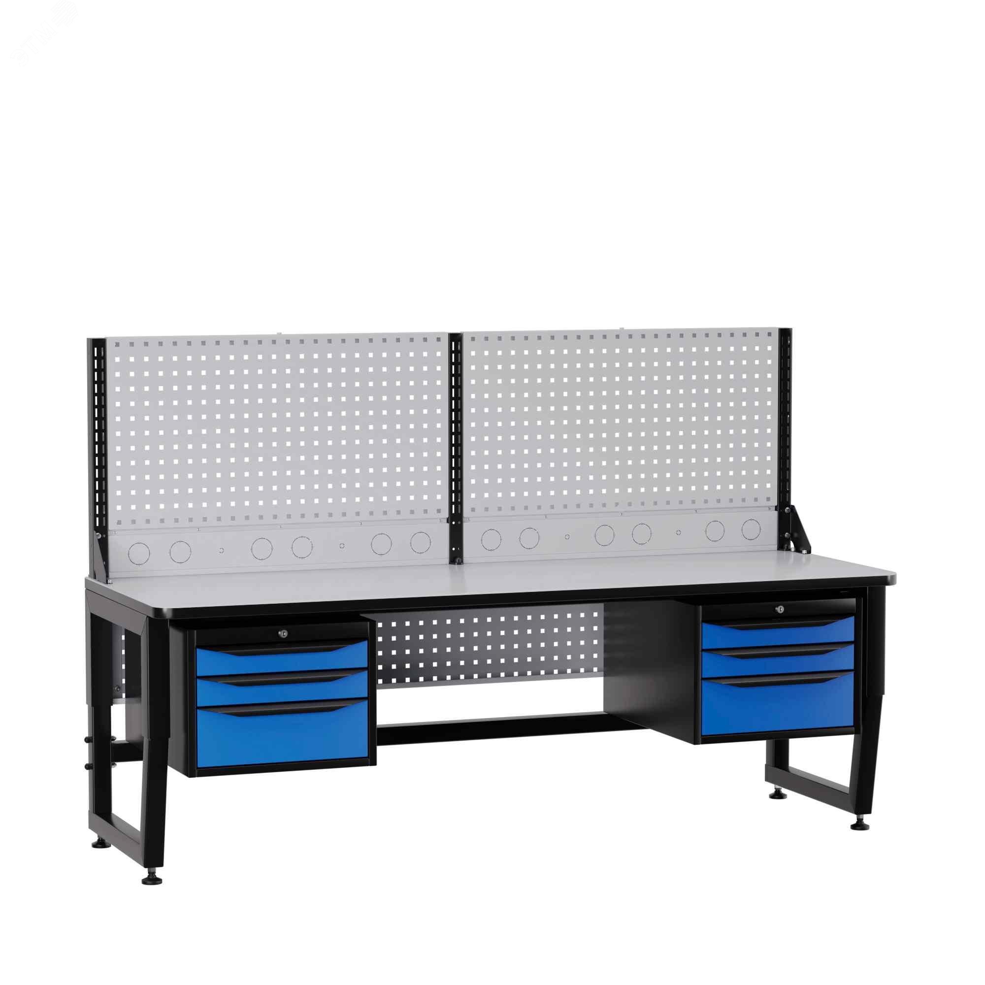 Изображение товара Стол антистатический SPC A20.33-1R с регулируемой высотой и тумбами