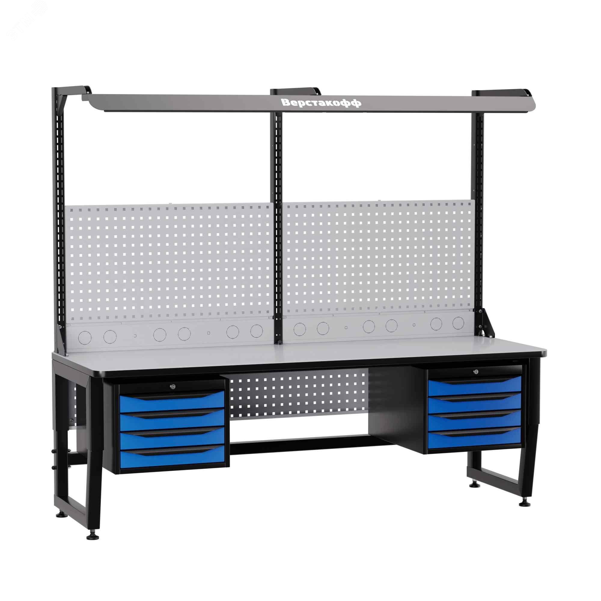 Изображение товара Стол антистатический SPC A20.44-1FR 2000x714 мм регулируемый груз 500 кг