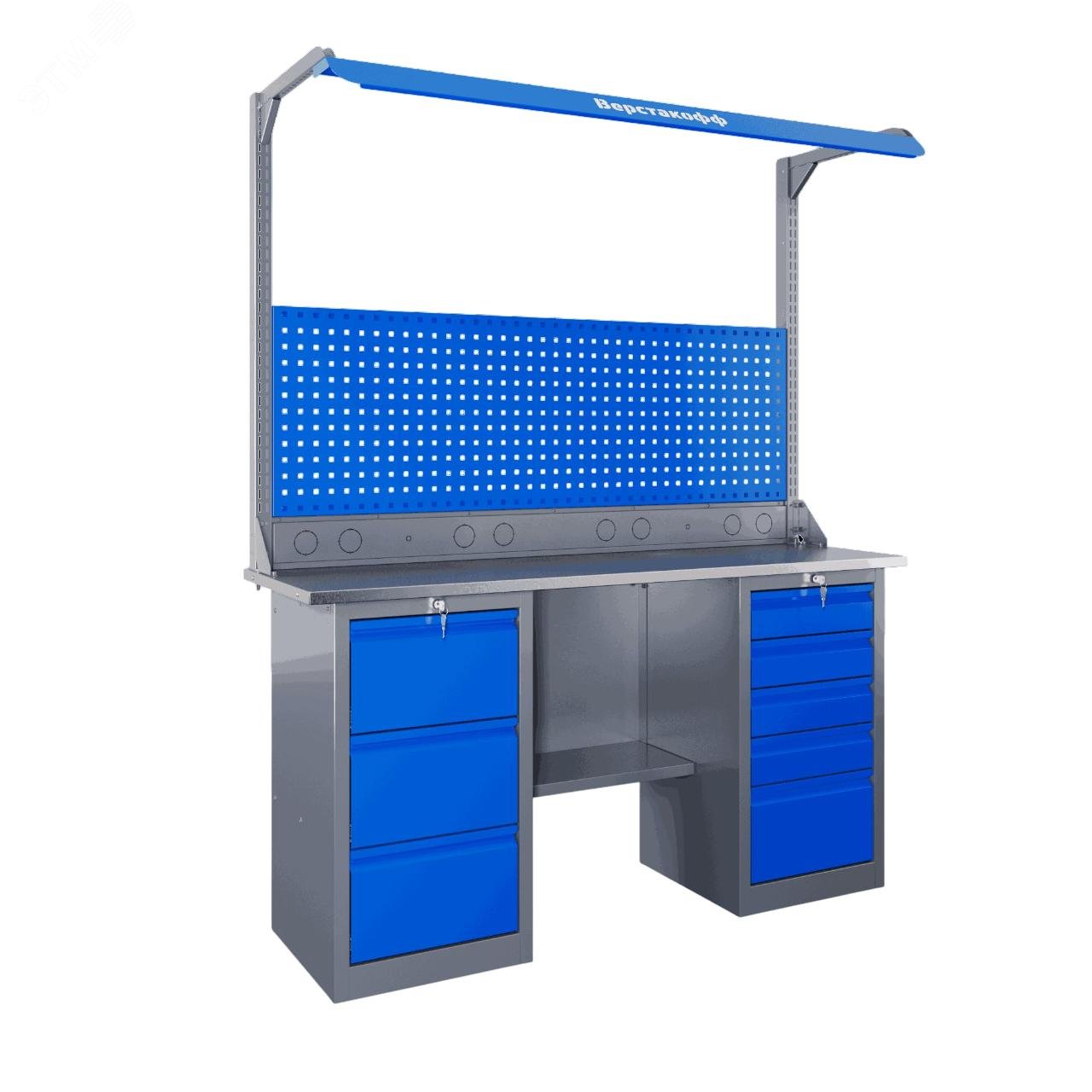 Изображение товара Верстак слесарный SLF 161.35.1-1FR Россия Верстакофф