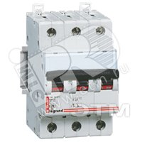 Выключатель автоматический трехполюсный 6А В DX 6kА/10kА артикул 006281 ...