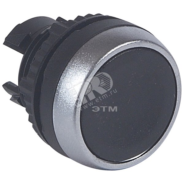 Изображение товара Головка кнопки вкл-выкл 22,3 Osmoz с потайным толкателем - IP66, черная
