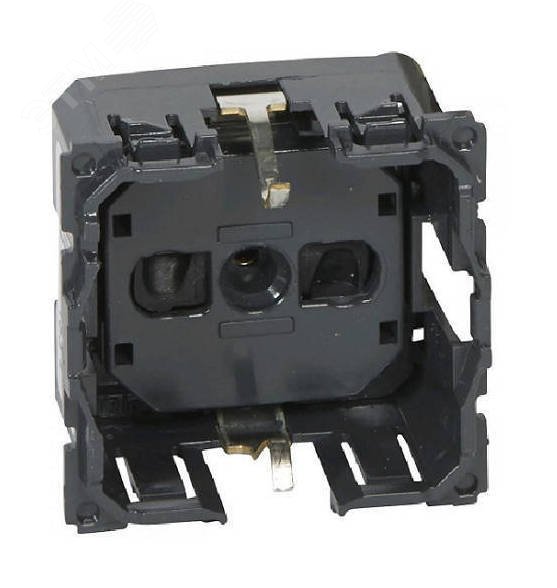 Изображение товара Розетка Celiane 2K+Z немецкий стандарт винтовые зажимы IP20 серый