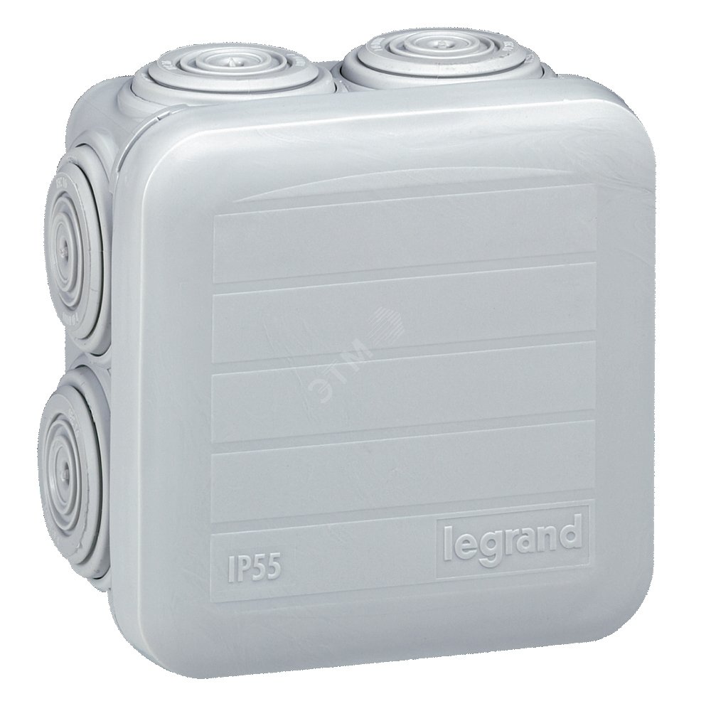 Plexo Коробка переходная IP55 65х65х40мм 092005 Legrand - превью 2