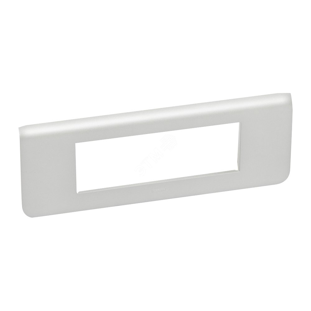 Изображение товара Рамка пластиковая Mosaic 6 модулей алюминий для электросоединений