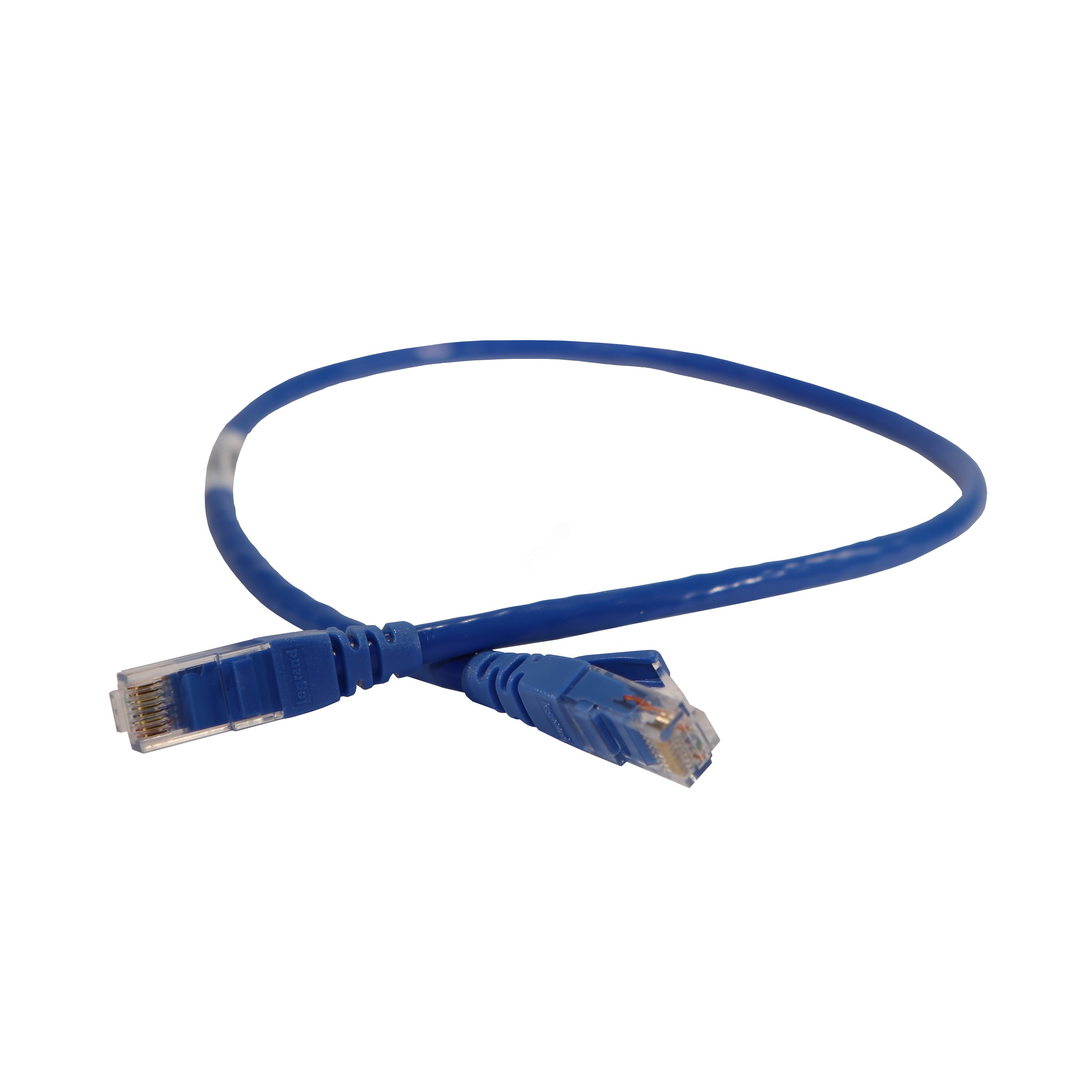 Патч-корд U/UTP категория 6 PVC 0.5м синий 51818 Legrand - превью 2