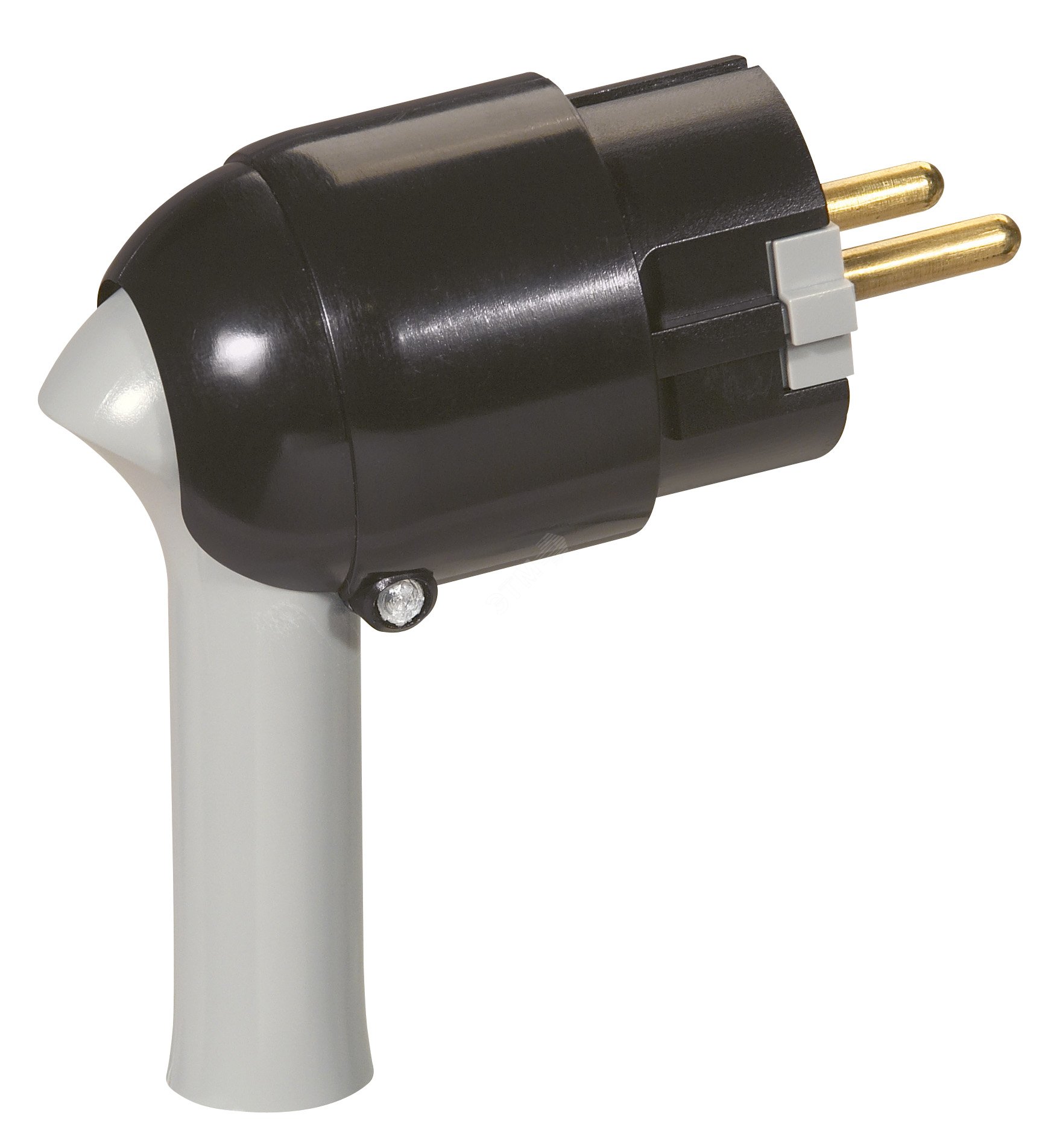 Элиум Вилка 2К+З черная с рычагом с заземлением артикул 050176 Legrand ...