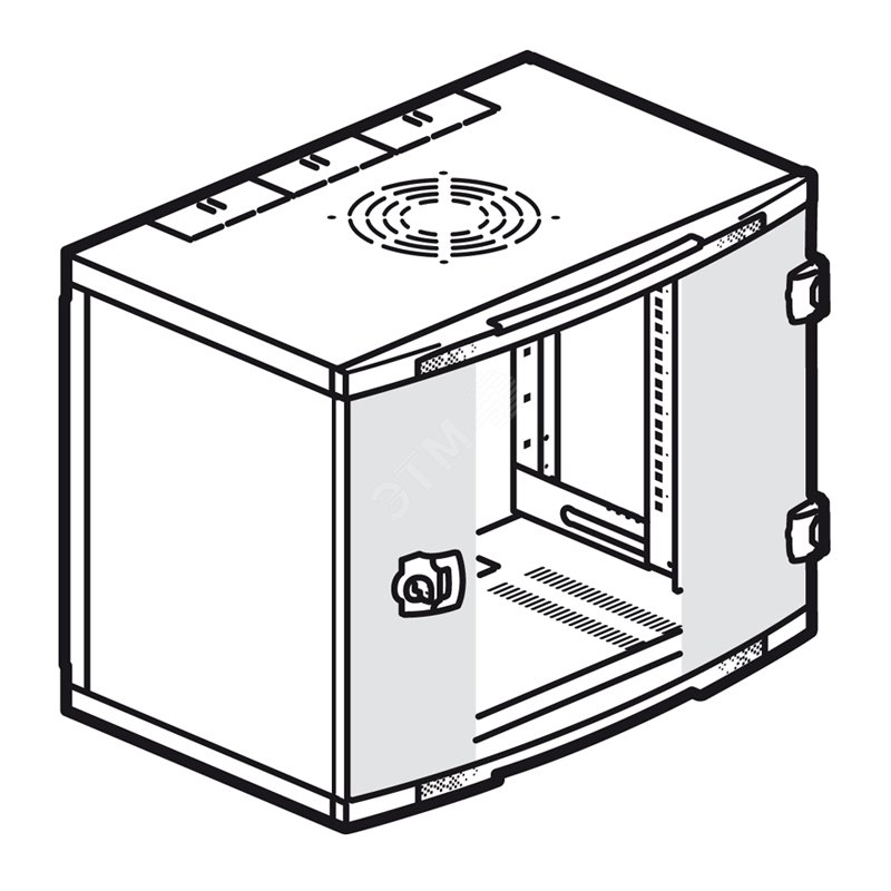 Шкаф телекоммуникационный 12u 600x600