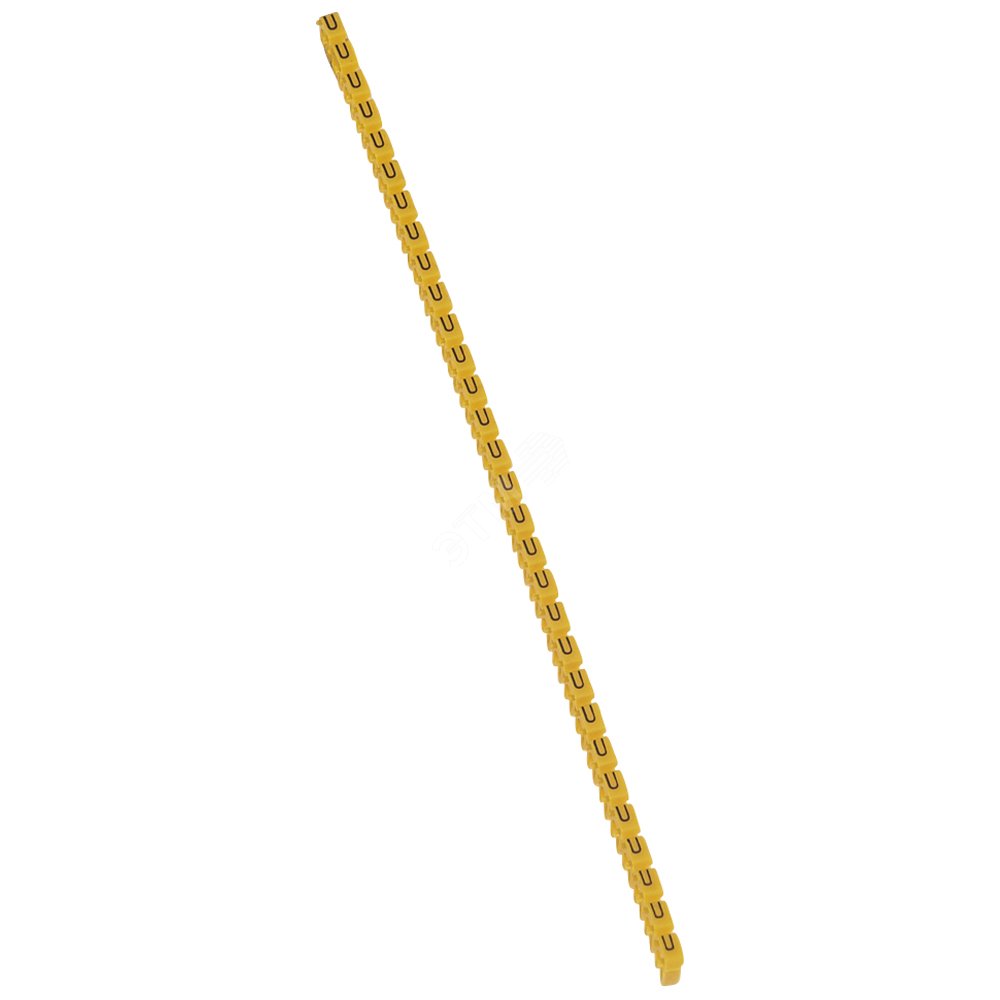 CAB3 Кольцо маркировочное 1.5-2.5мм (U) черное/желтое (300шт) 038350 Legrand