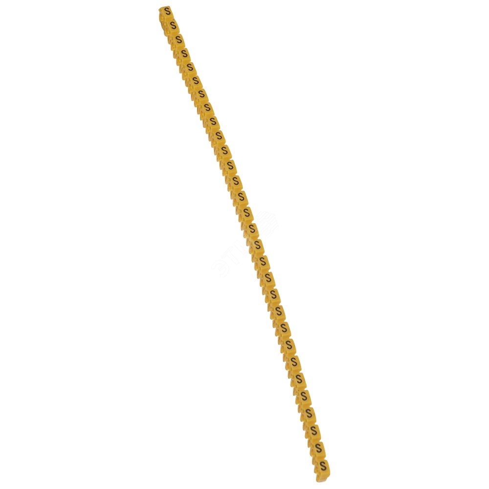 CAB3 Кольцо маркировочное 1.5-2.5мм (S) черное/желтое (300шт) 038348 Legrand