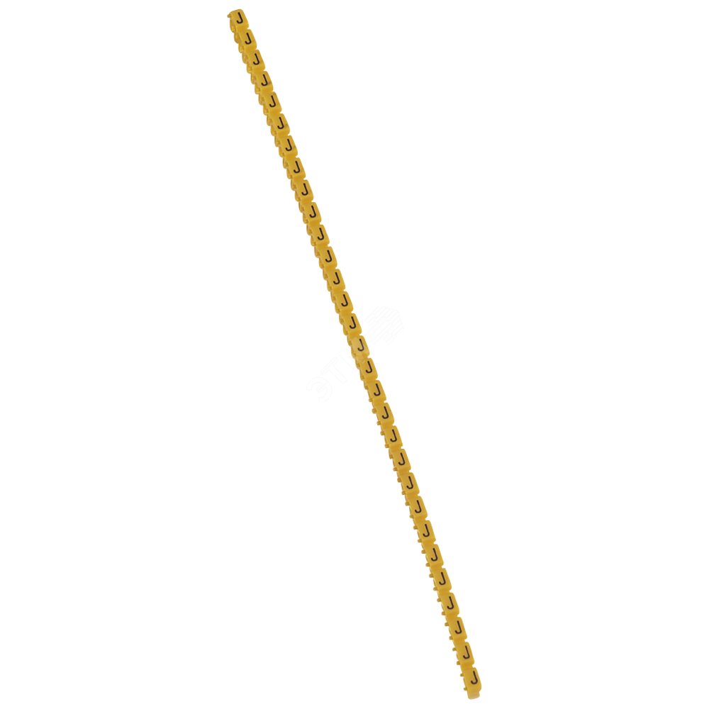 CAB3 Кольцо маркировочное 1.5-2.5мм (J) черное/желтое (300шт) 038339 Legrand