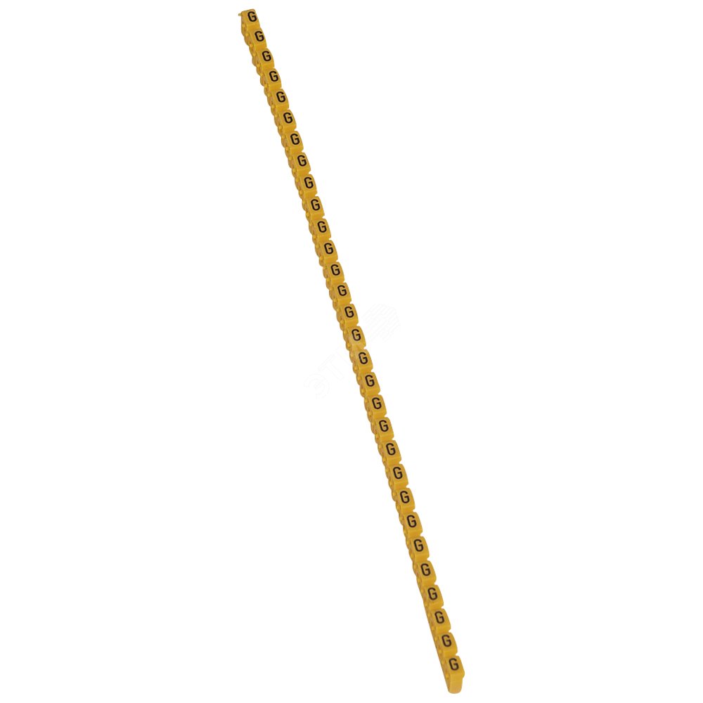 CAB3 Кольцо маркировочное 1.5-2.5мм (G) черное/желтое (300шт) 038336 Legrand