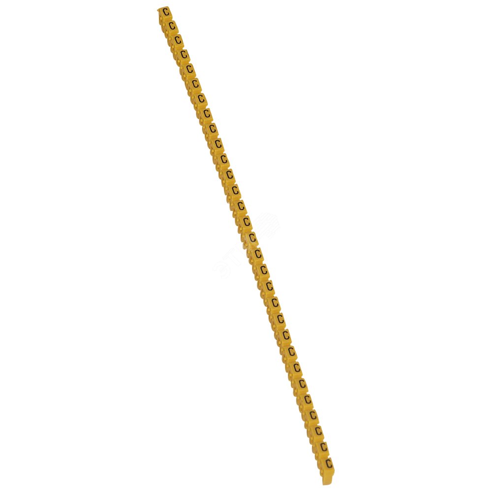 CAB3 Кольцо маркировочное 1.5-2.5мм (C) черное/желтое (300шт) 038332 Legrand