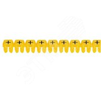 Изображение товара Кольцо маркировочное 0.5-1.5мм (.) черное/желтое CAB 3 (шт)