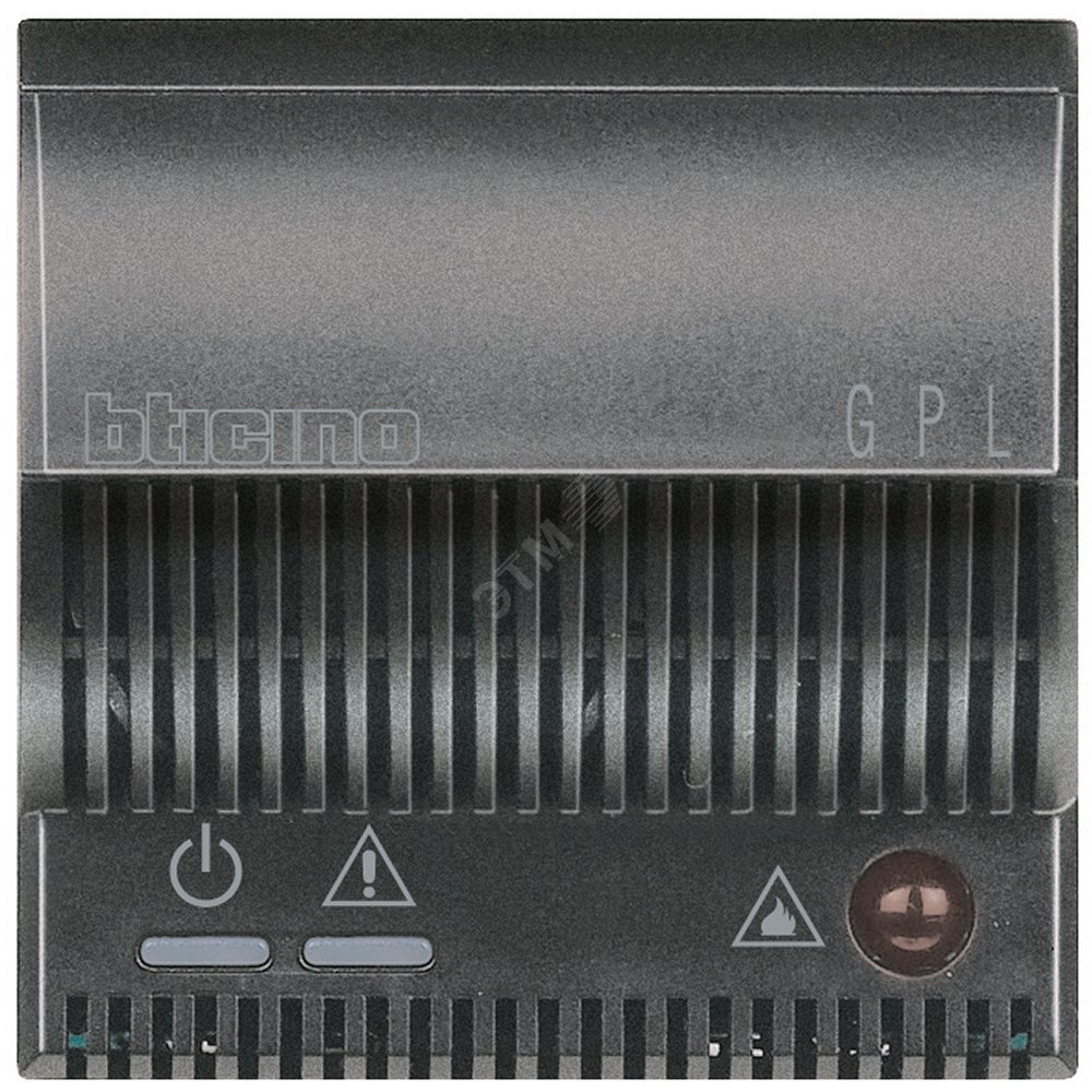 Axolute Детектор LPG световая/звуковая сигнализация 85дБ автоматическая диагностика/управление повторителями сигналов 12В~/= 2 модуля антрацит HS4512/12 Legrand - превью 2