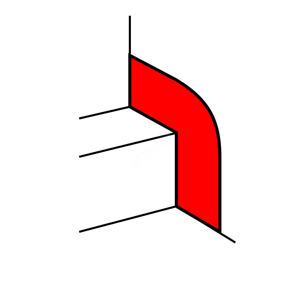 Изображение товара Накладка на ввод 80/150 Legrand/Daccord пластиковая белая IP40