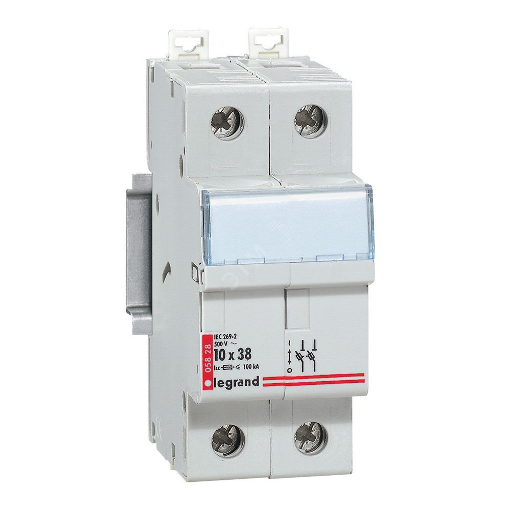 Держатель плавких вставок 2Р 10x38 артикул 005828 Legrand - купить в ...