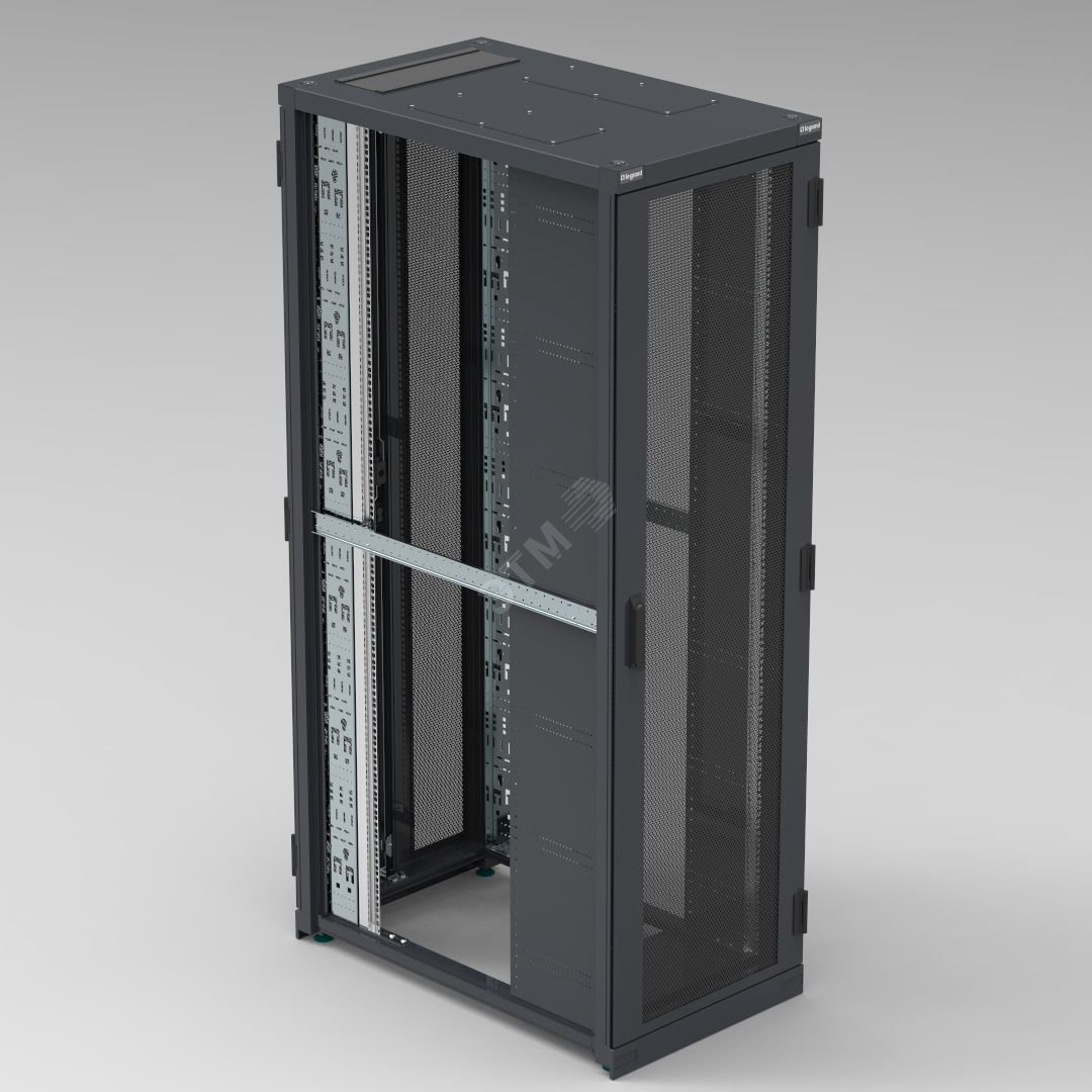 Шкаф серверный 19дюйм - 46U - 600x1000 мм - с оптимизацией воздушных потоков 446018 Legrand - превью 2