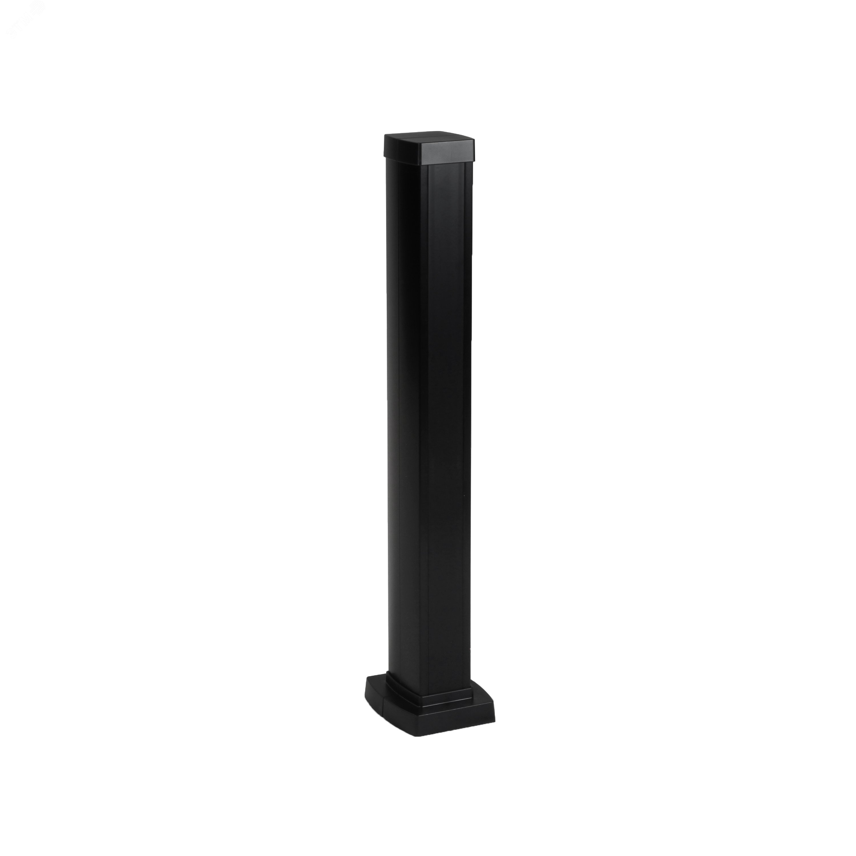 Snap-On мини-колонна алюминиевая с крышкой из пластика 1 секция, высота 0,68 метра, цвет черный 653005 Legrand - превью 2