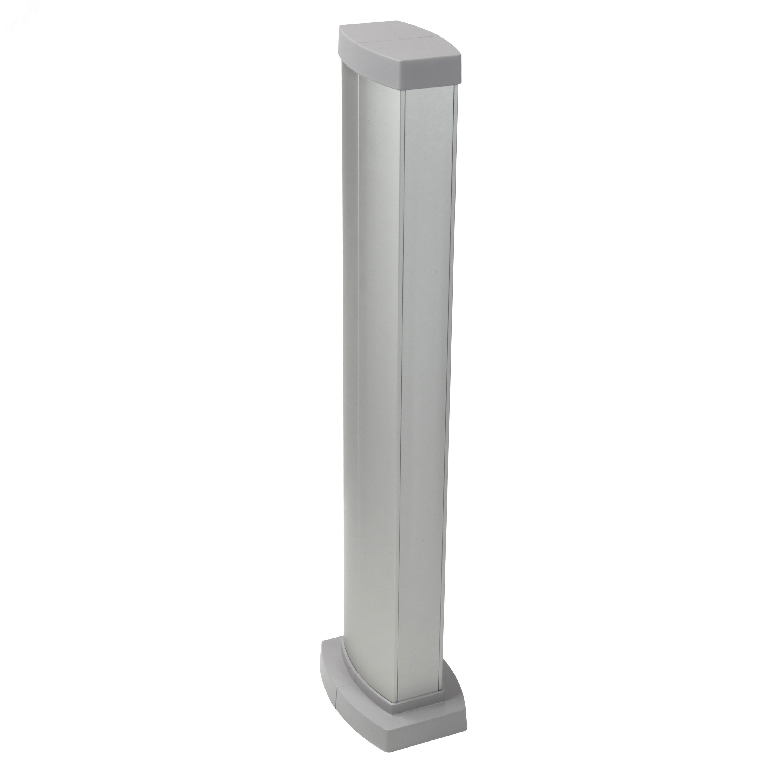 Snap-On мини-колонна алюминиевая с крышкой из алюминия, 2 секции, высота 0,68 метра, цвет алюминий 653024 Legrand - превью 2