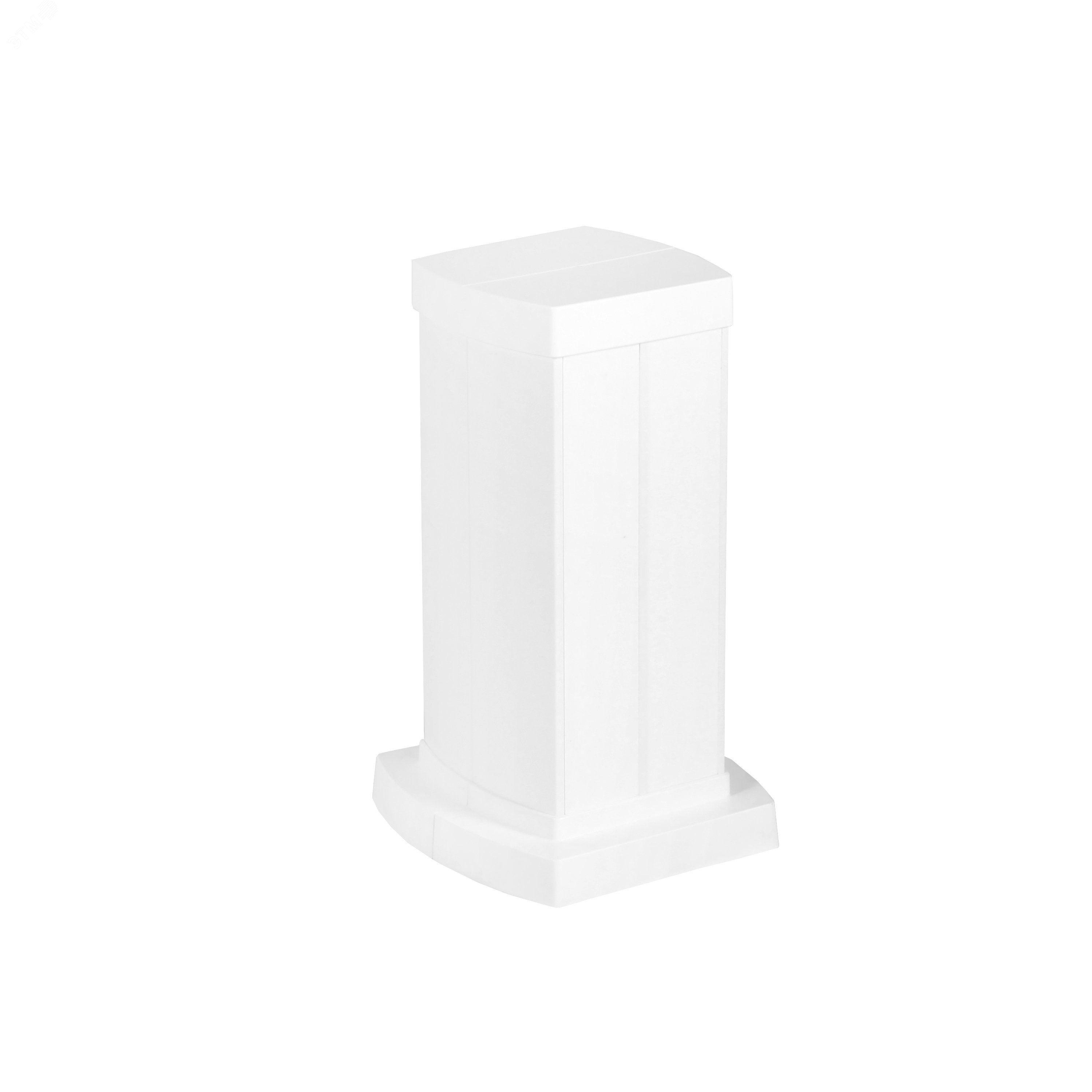 Snap-On мини-колонна алюминиевая с крышкой из пластика 4 секции, высота 0,3 метра, цвет белый 653040 Legrand - превью 2