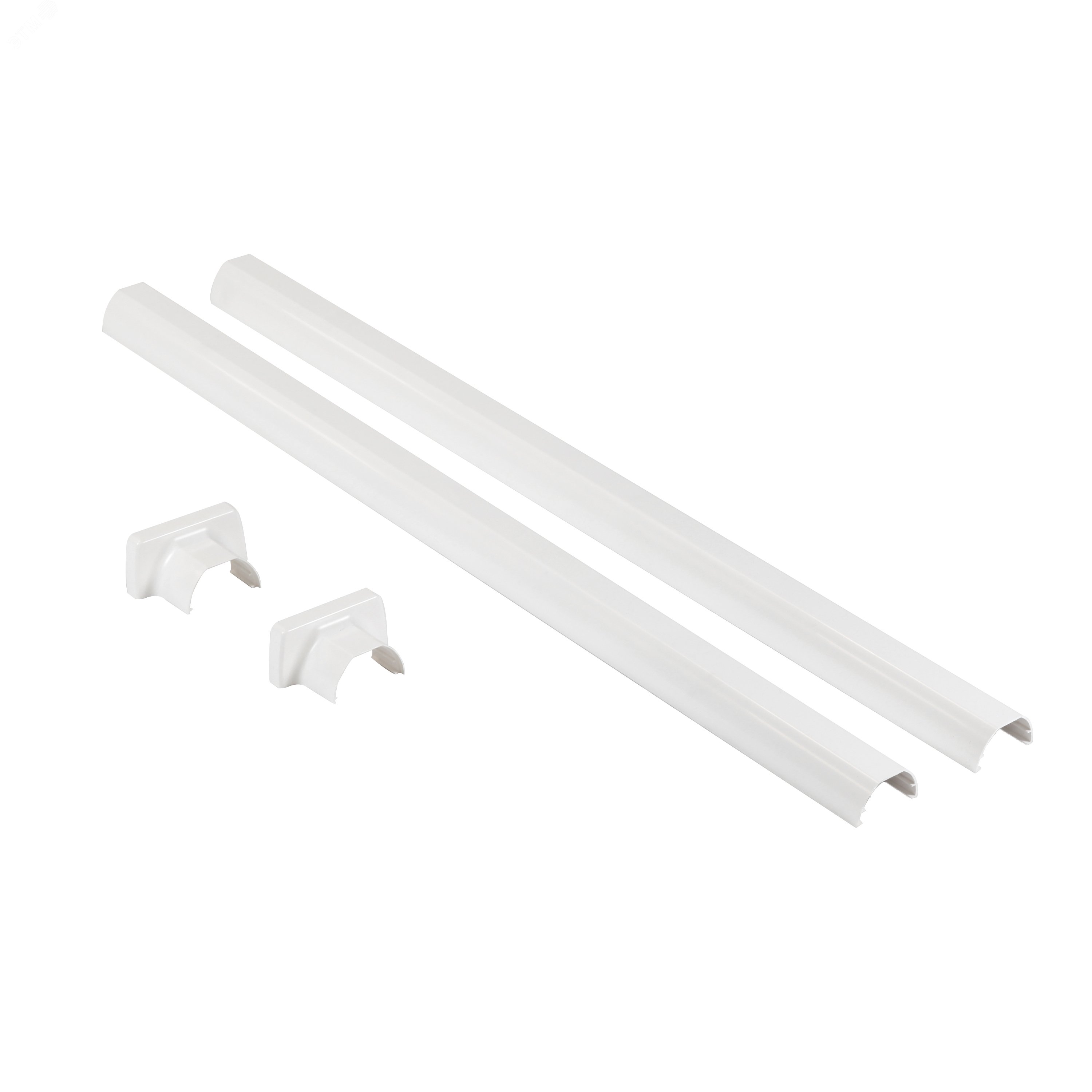 Декоративный комплект из пластика для телескопической стойки колонны, 1 или 2 секции, цвет белый 653066 Legrand - превью 2