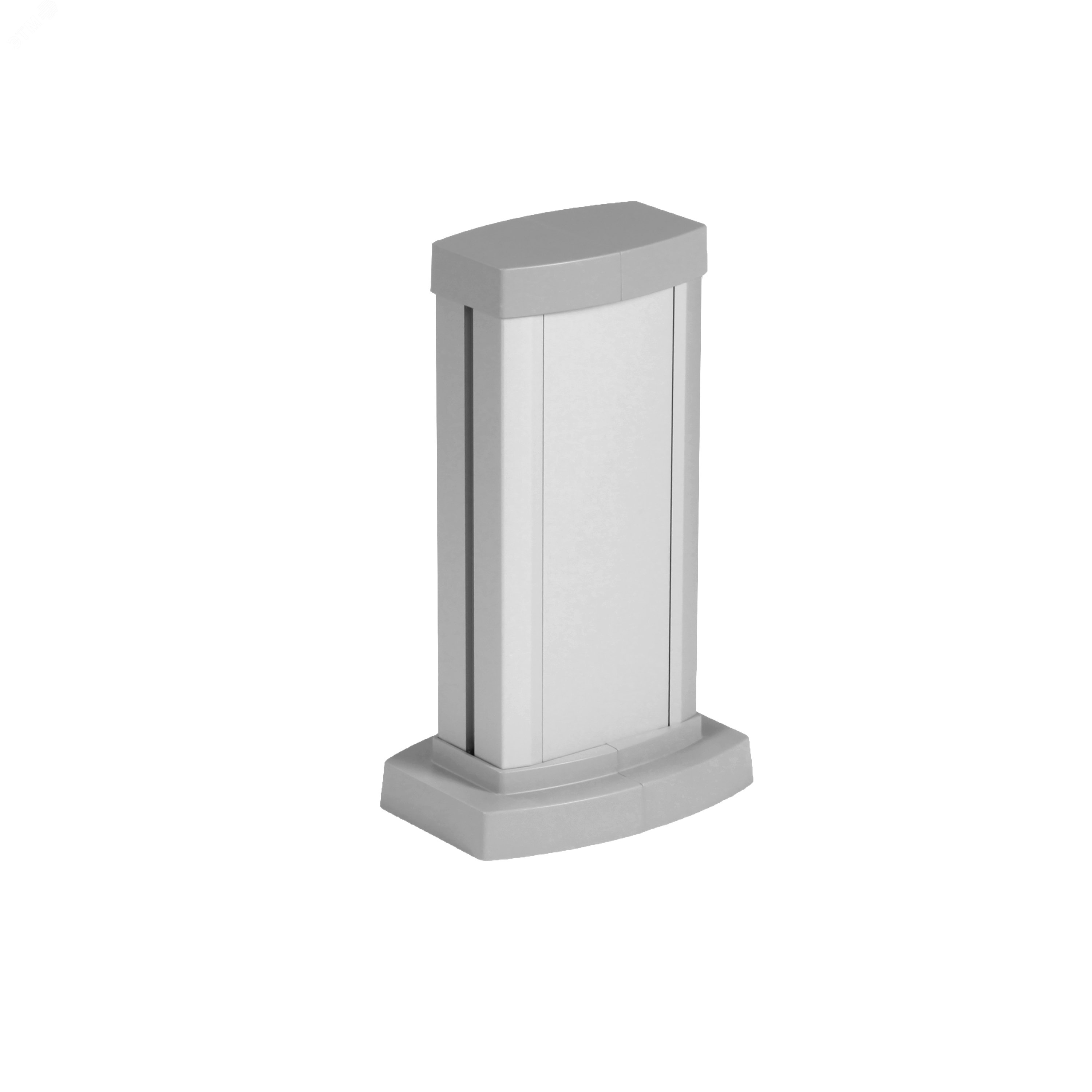 Универсальная мини-колонна алюминиевая с крышкой из алюминия 1 секция, высота 0,3 метра, цвет алюминий 653101 Legrand - превью 2