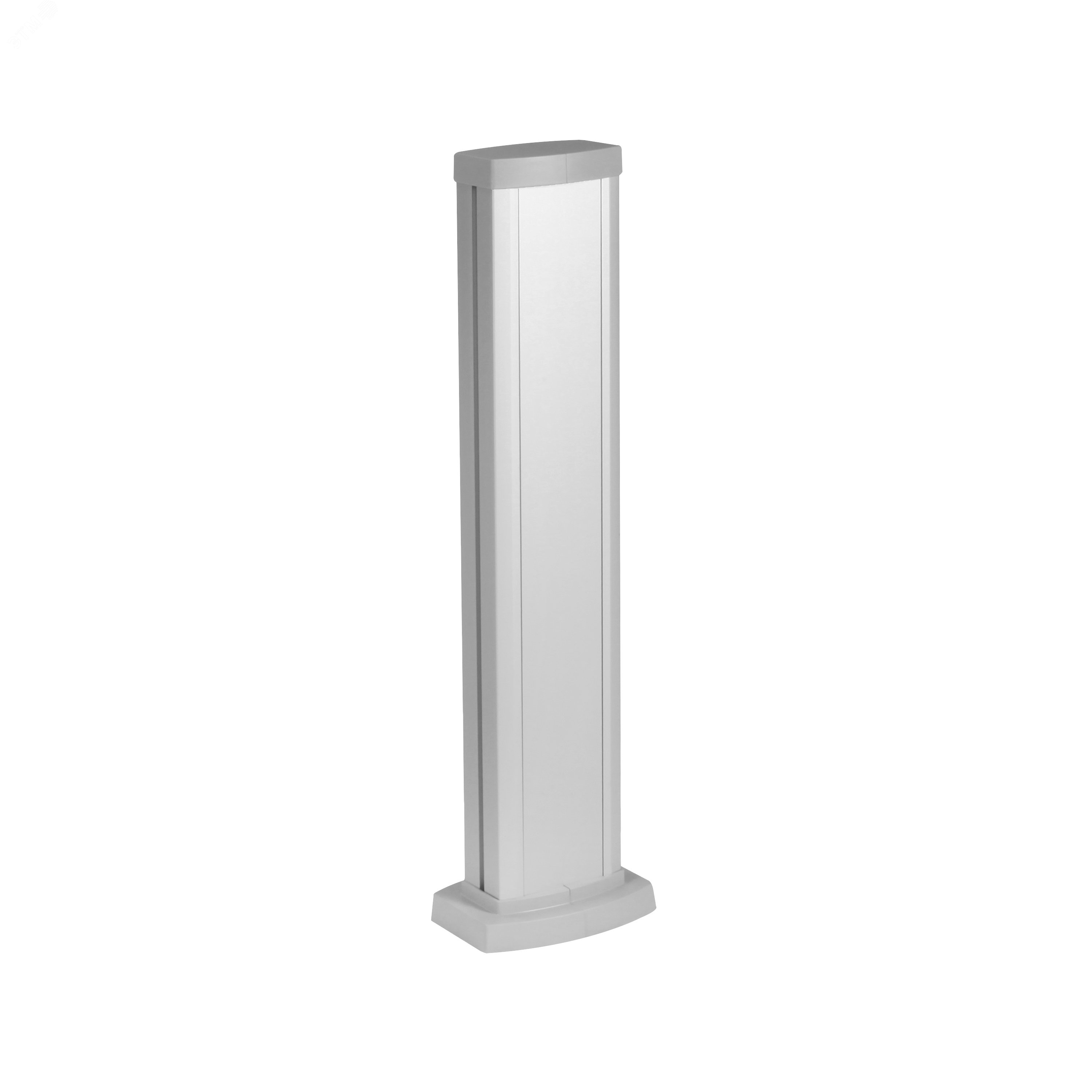 Универсальная мини-колонна алюминиевая с крышкой из алюминия 1 секция, высота 0,68 метра, цвет алюминий 653104 Legrand - превью 2