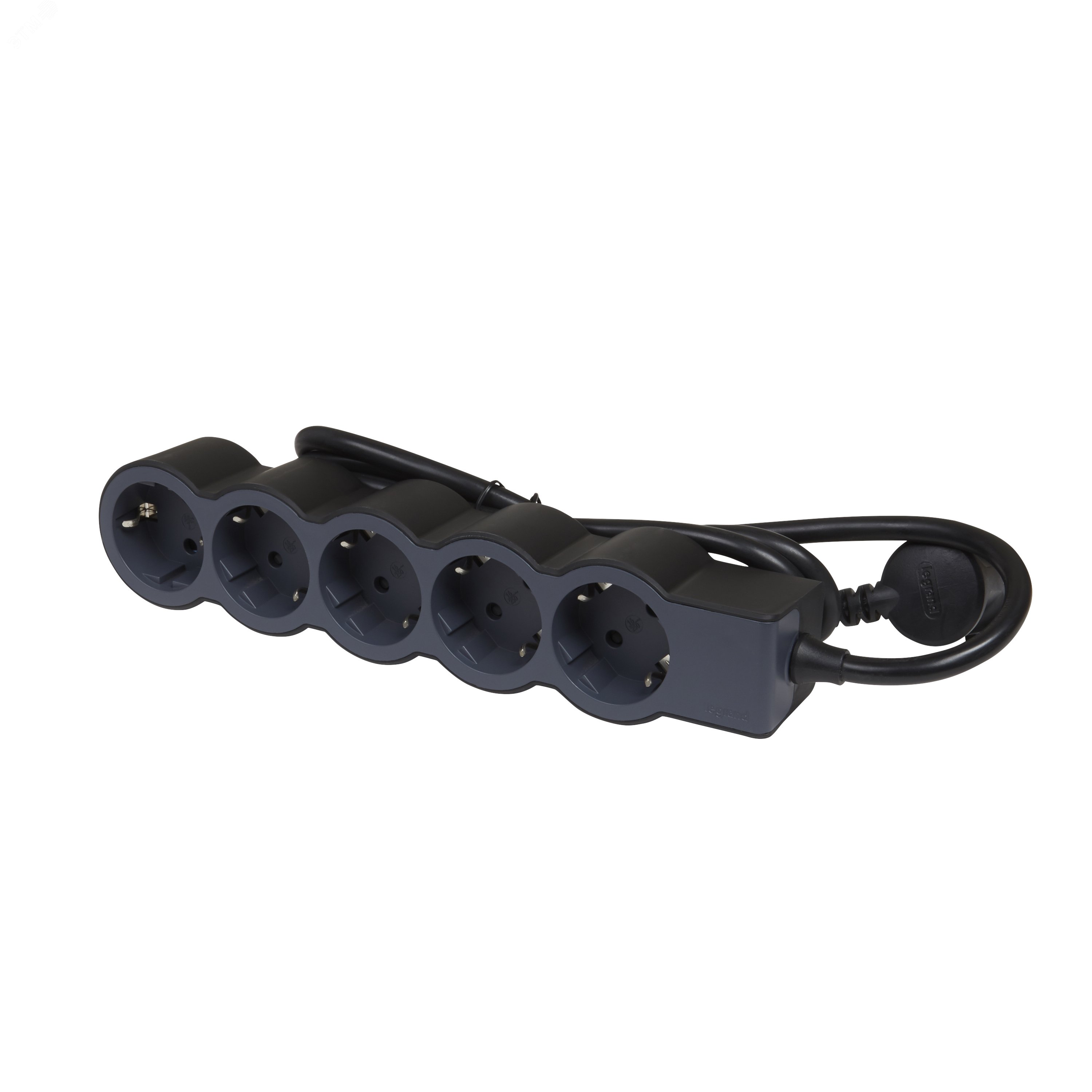 Удлинитель серии  Стандарт   5 x 2К+З с кабелем 3 м., цвет: черный 694564 Legrand - превью