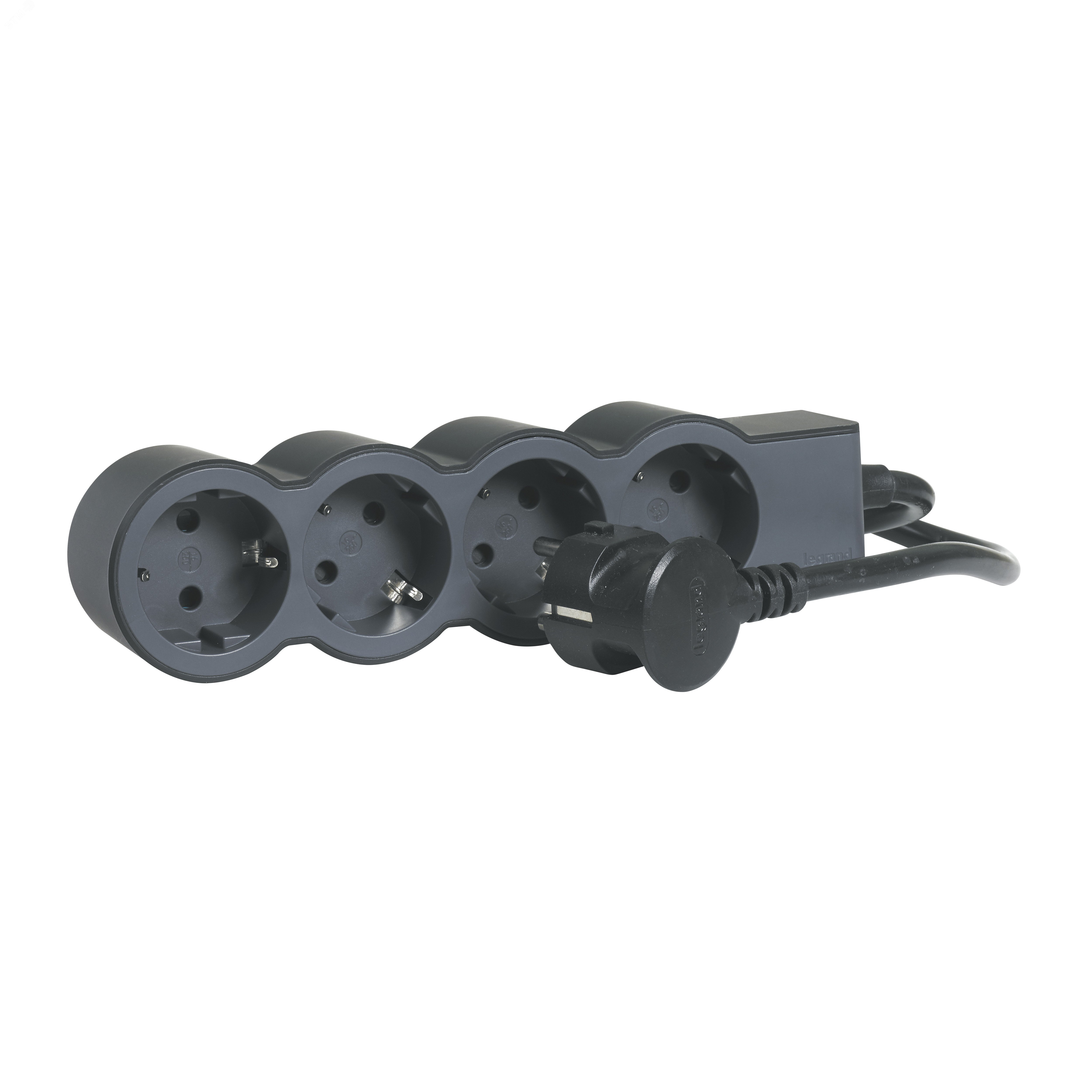 Удлинитель серии  Стандарт   4 x 2К+З с кабелем 1,5 м., цвет: черный 694553 Legrand - превью 5