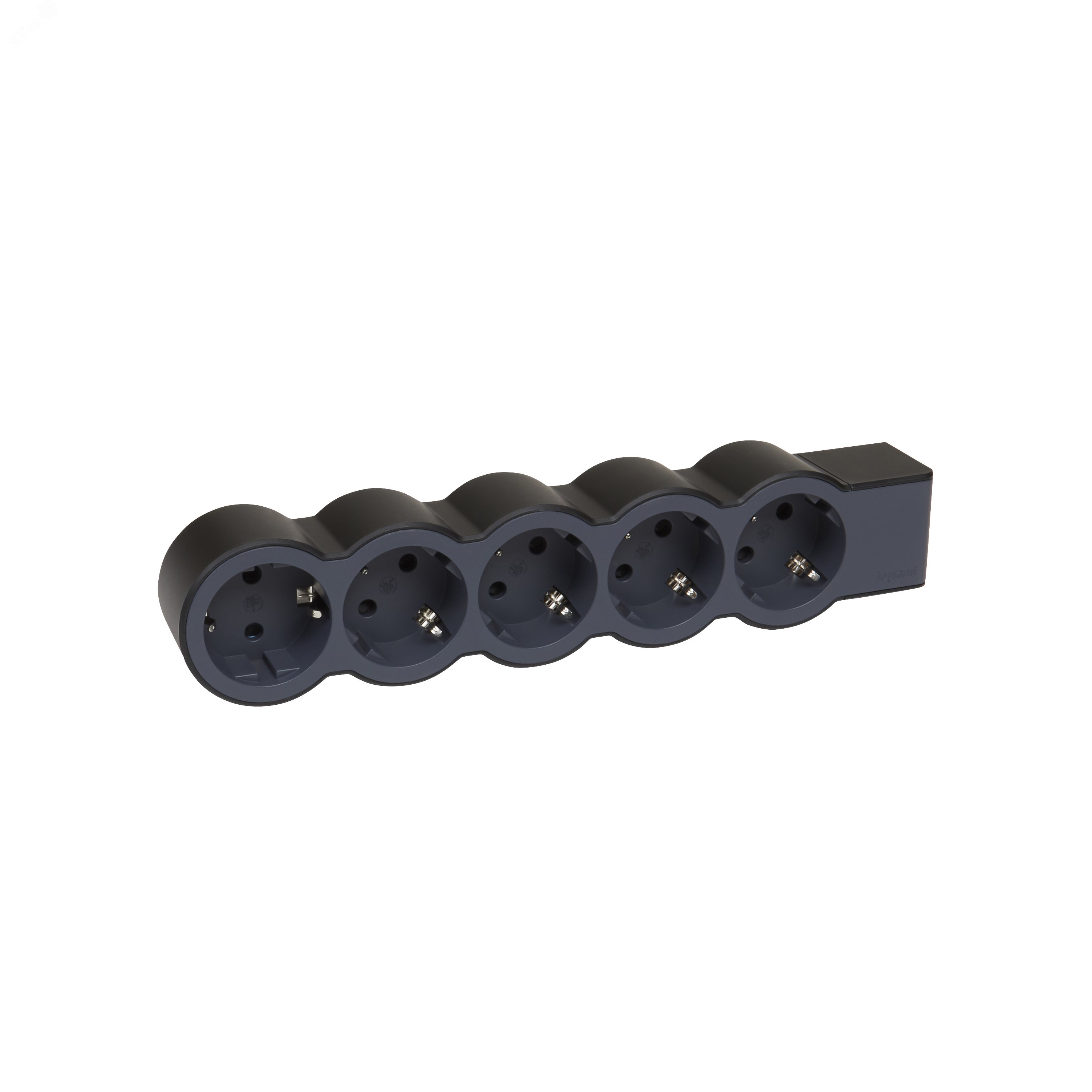 Удлинитель серии  Стандарт   5 x 2К+З без кабеля, цвет: черный 694578 Legrand - превью 3
