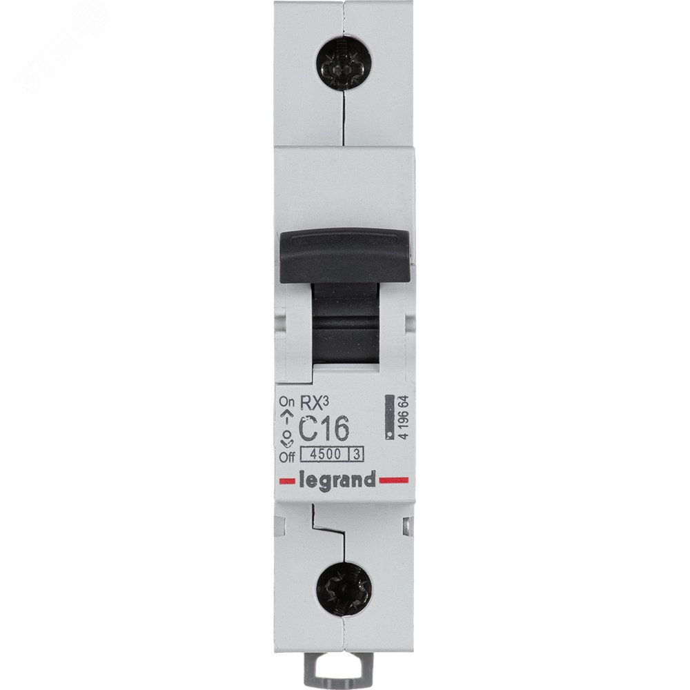 Выключатель автоматический однополюсный RX3 4,5 кА C 16 А 419664 Legrand - превью