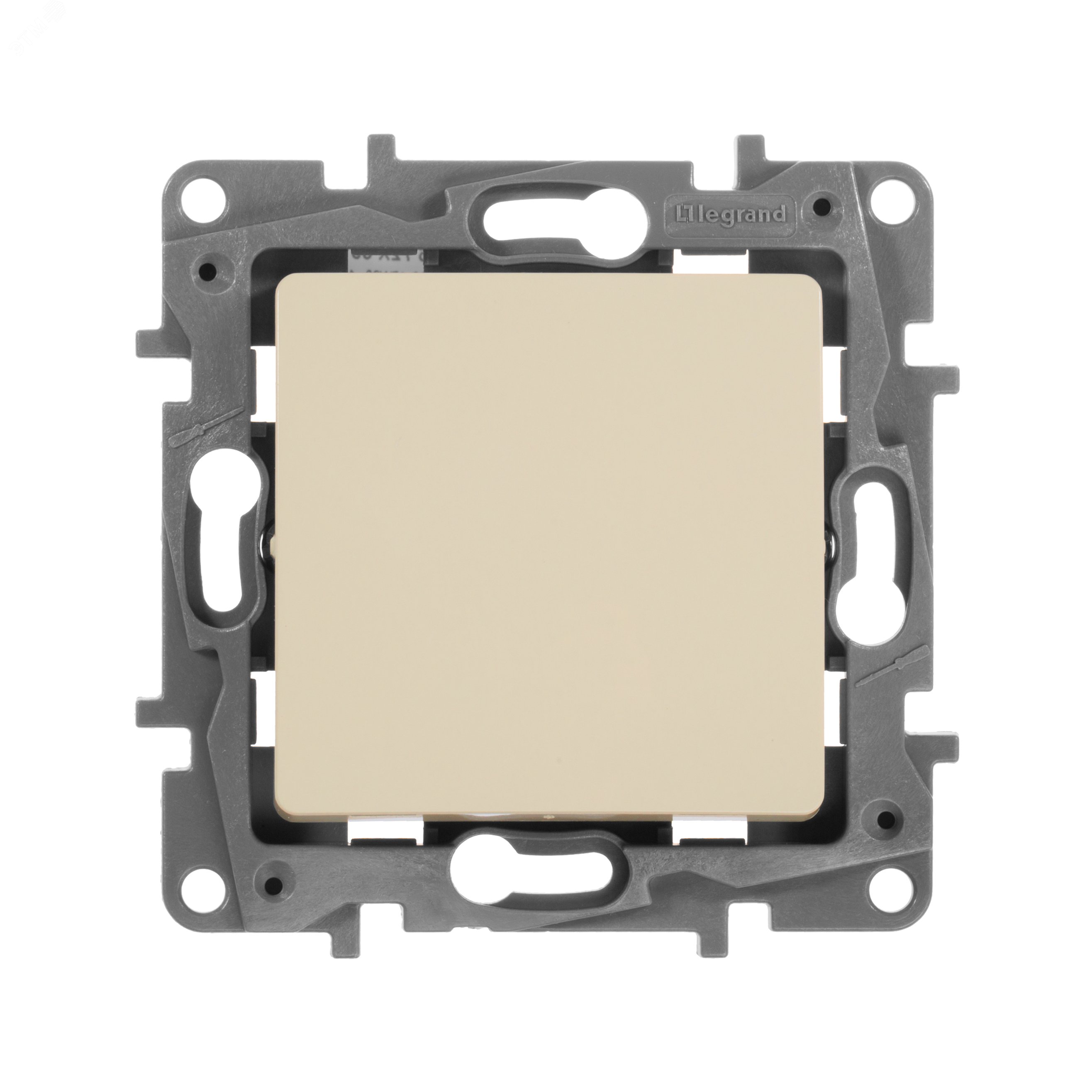 Изображение товара ETIKA Переключатель промежуточный винтовые клеммы 10 AX 250 В слоновая кость (шт)